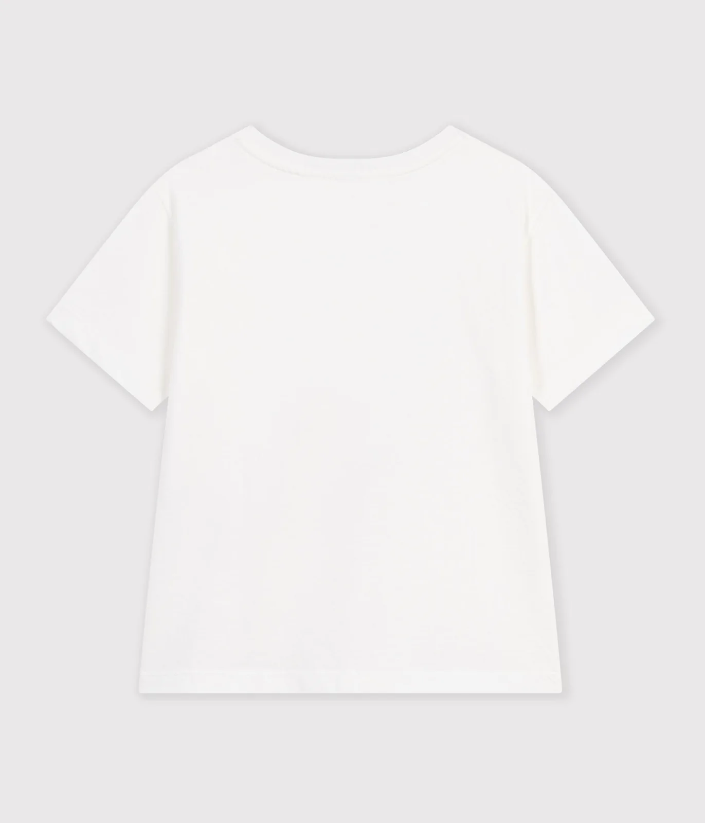 Children's plain short-sleeved cotton T-shirt