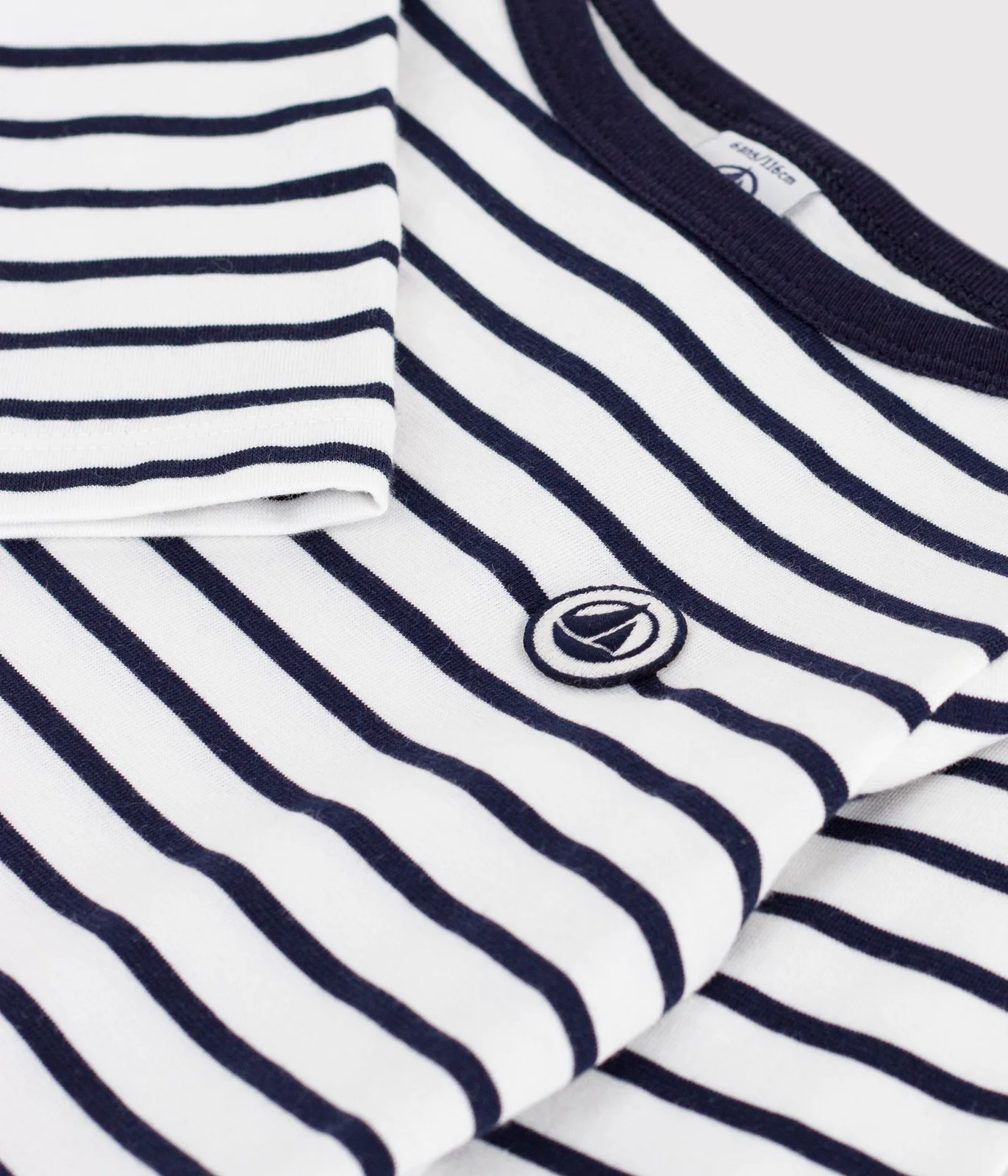 Children's iconic stripy cotton Breton top