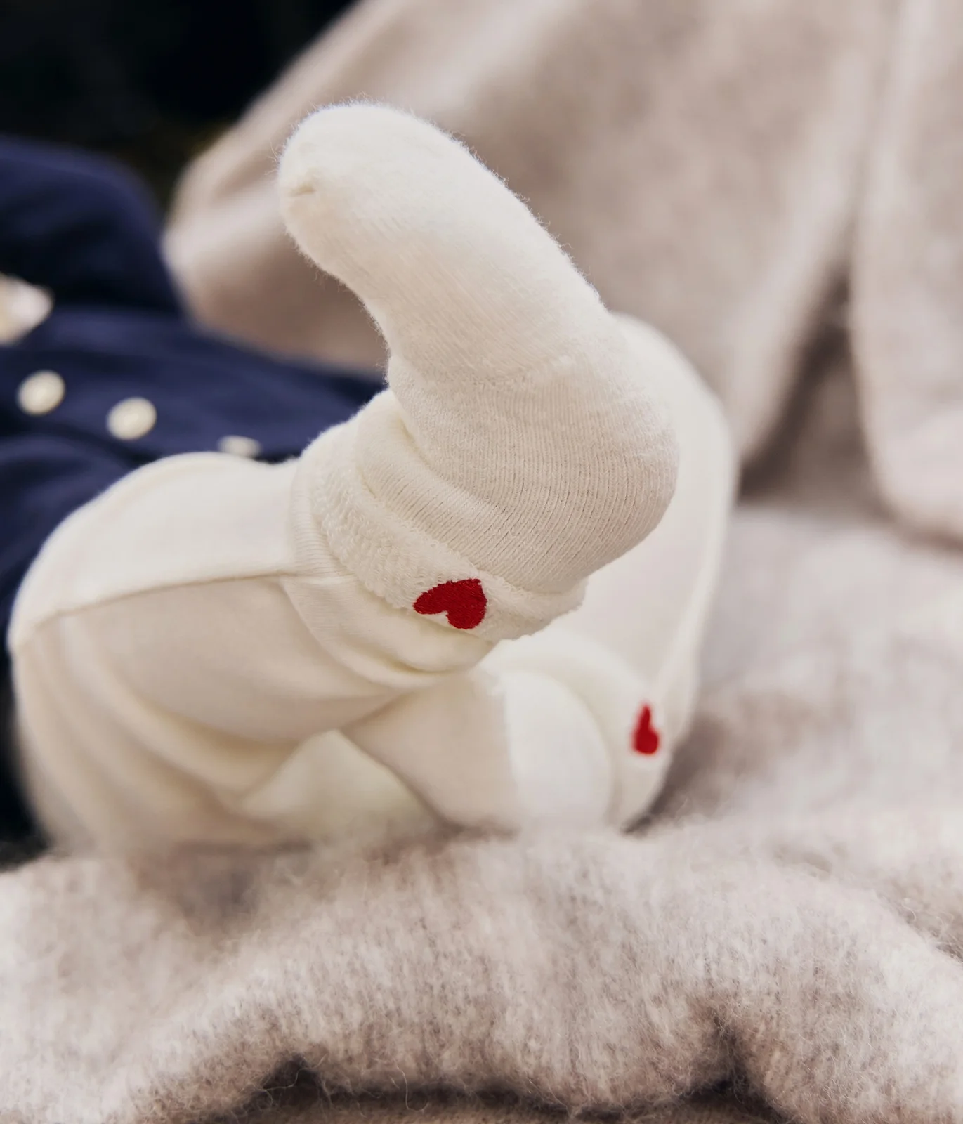 Pack of babies' embroidered cotton socks