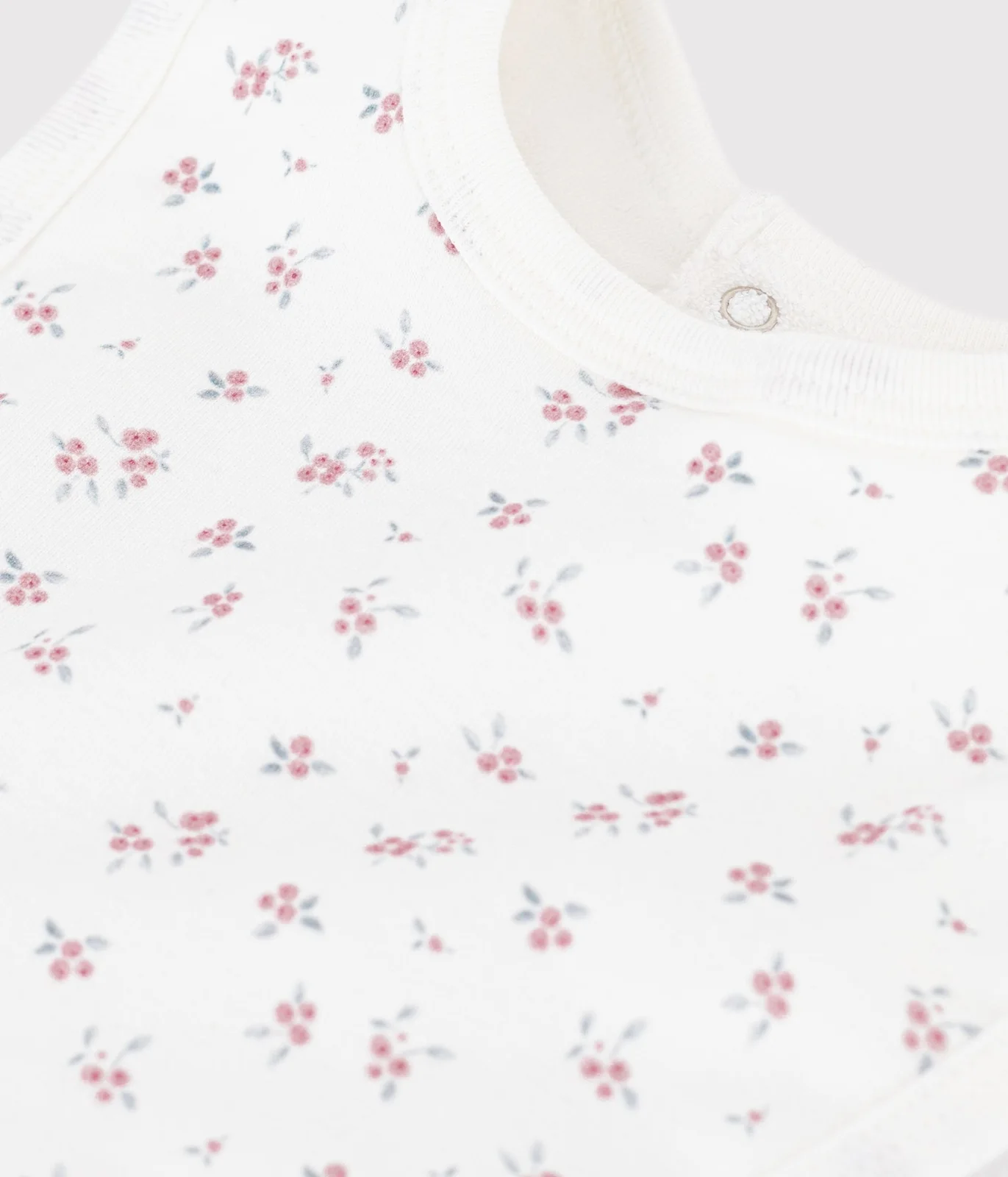 Babies' printed cotton bib