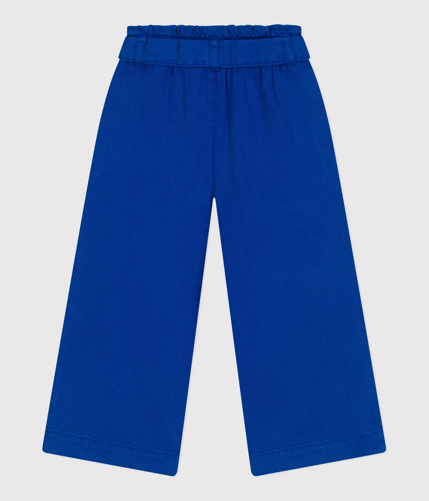 Children's cotton and Lyocell blend trousers.