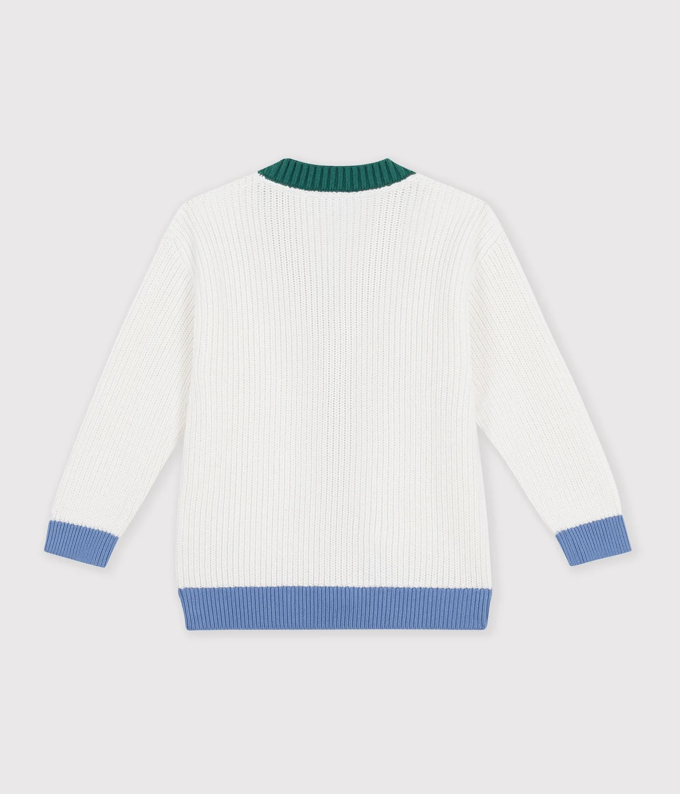 Children's plain cotton cardigan