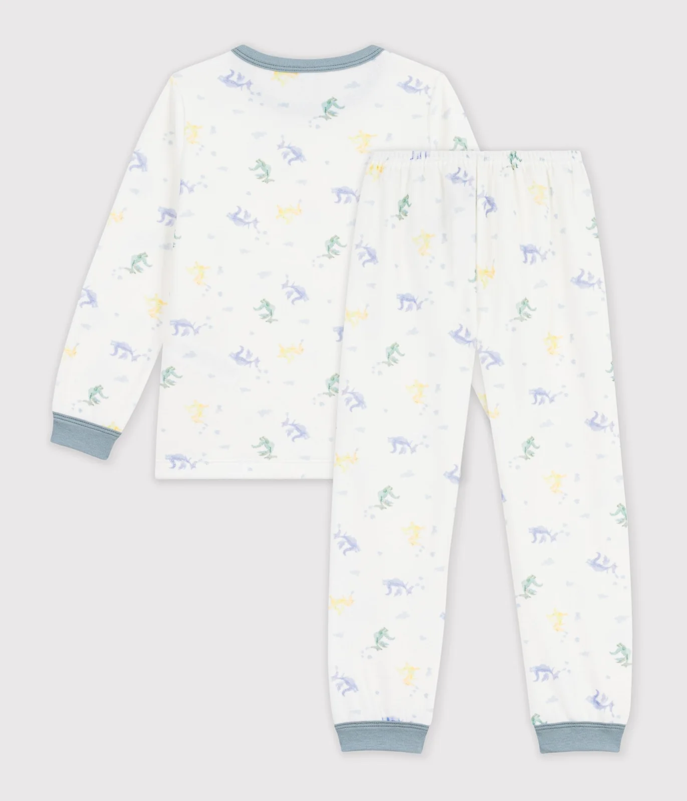 Children's printed velour pyjamas