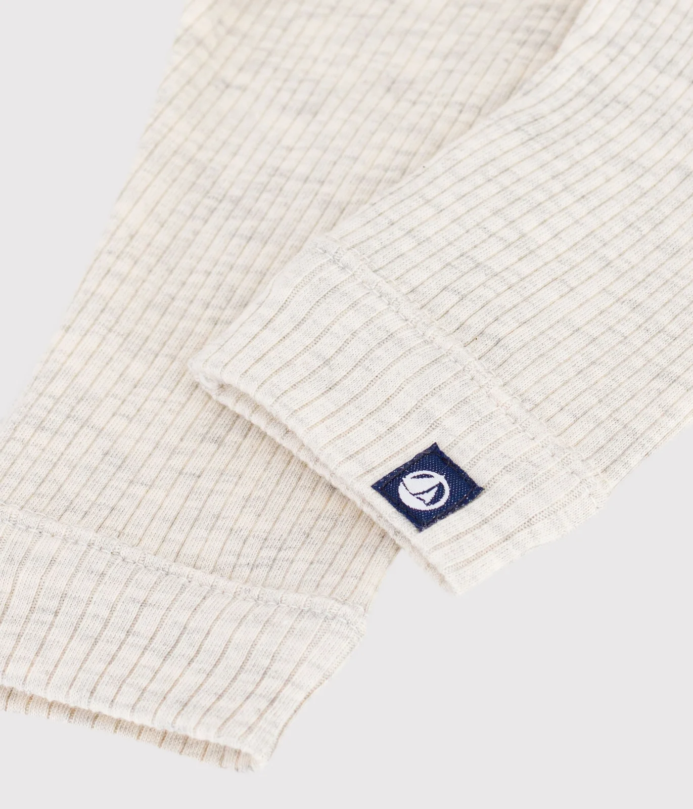 Unisex baby Leggings in solid ribbed cotton