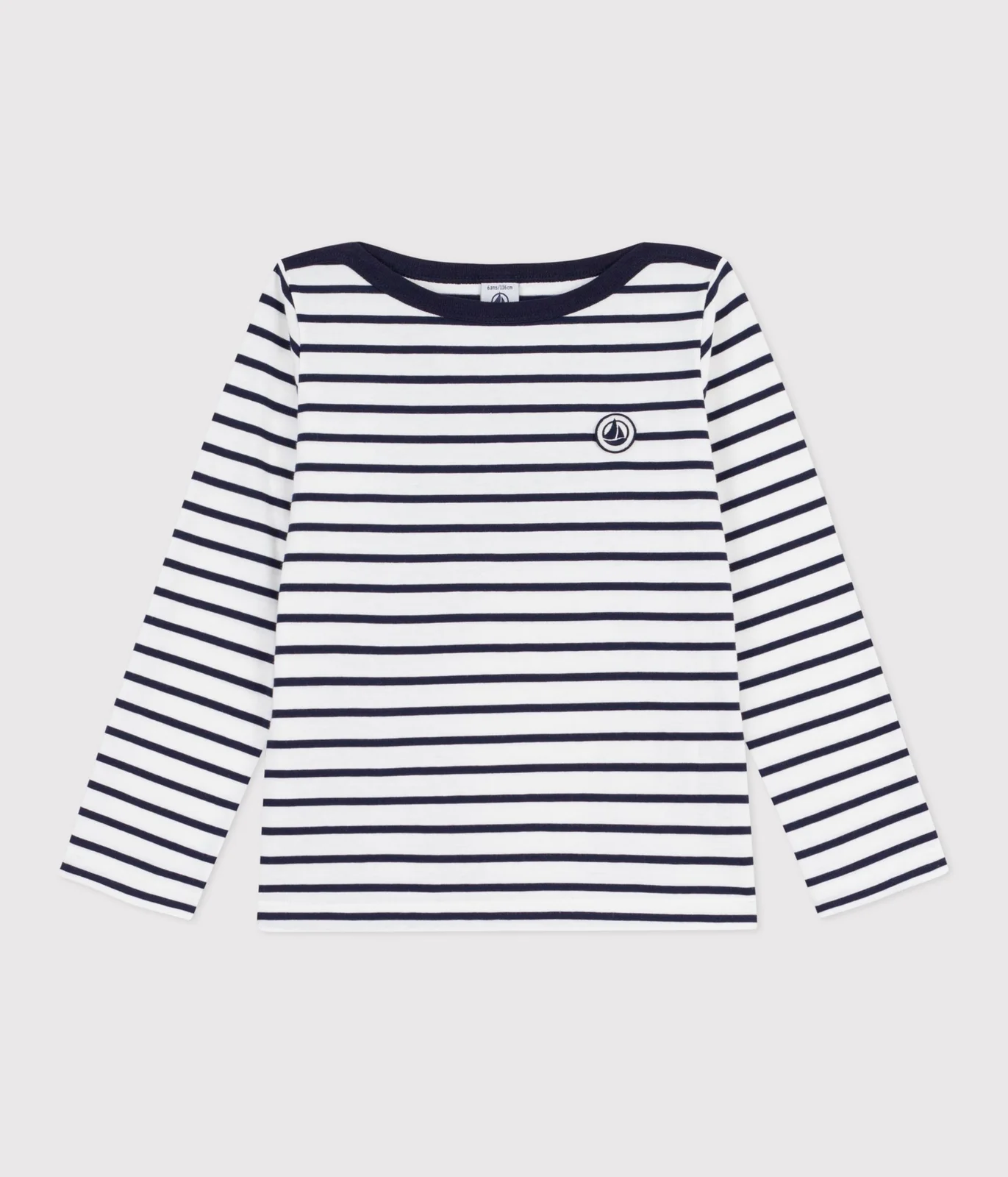 Children's iconic stripy cotton Breton top