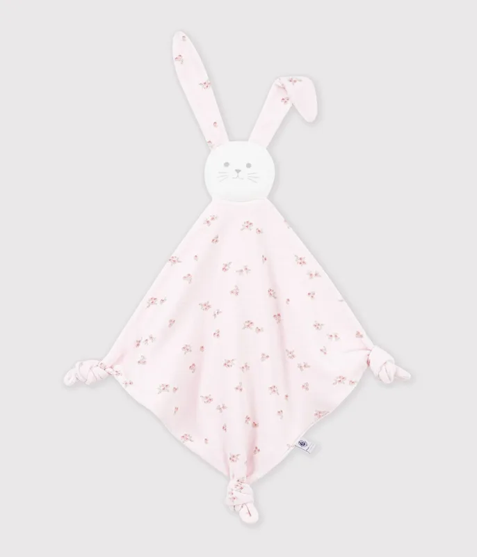 Babies' flower-print cotton comforter
