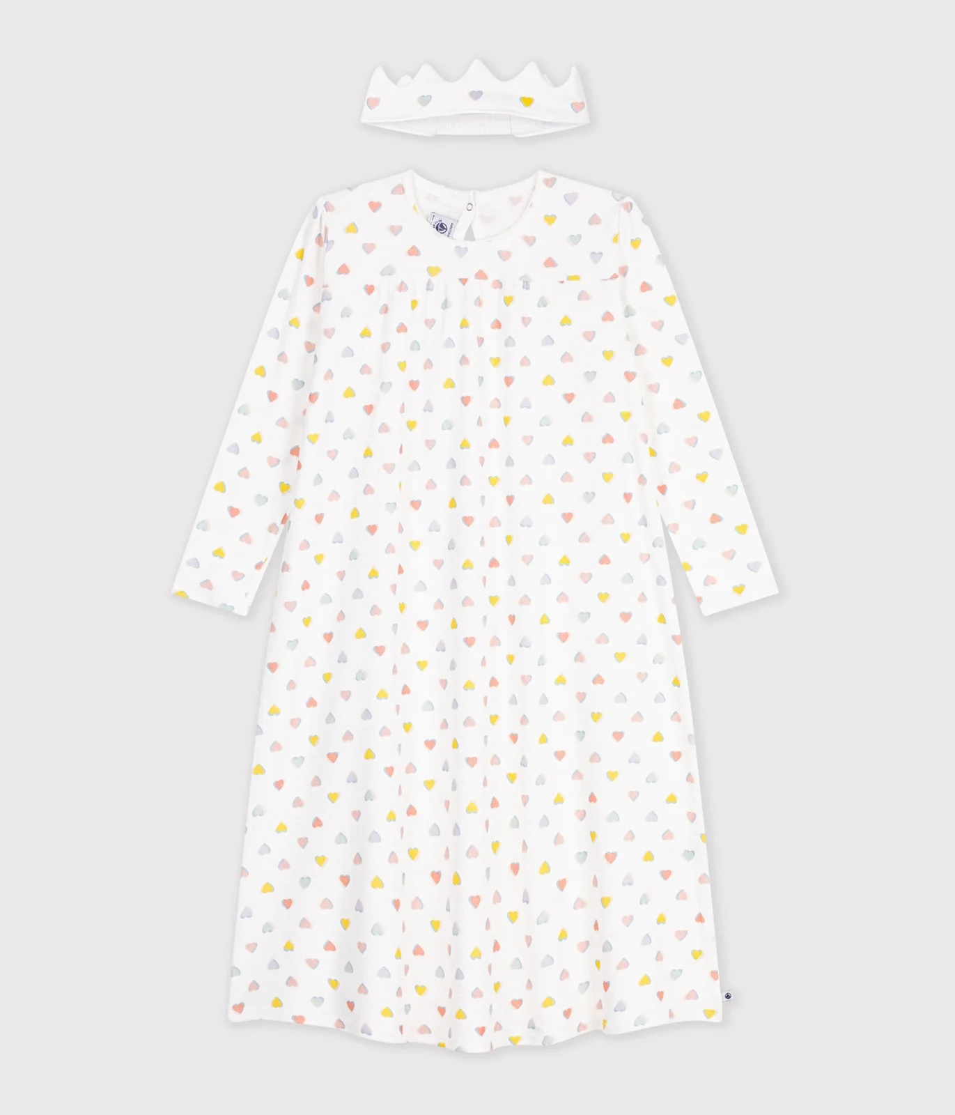 Children's princess fancy dress nightdress and tiara in cotton