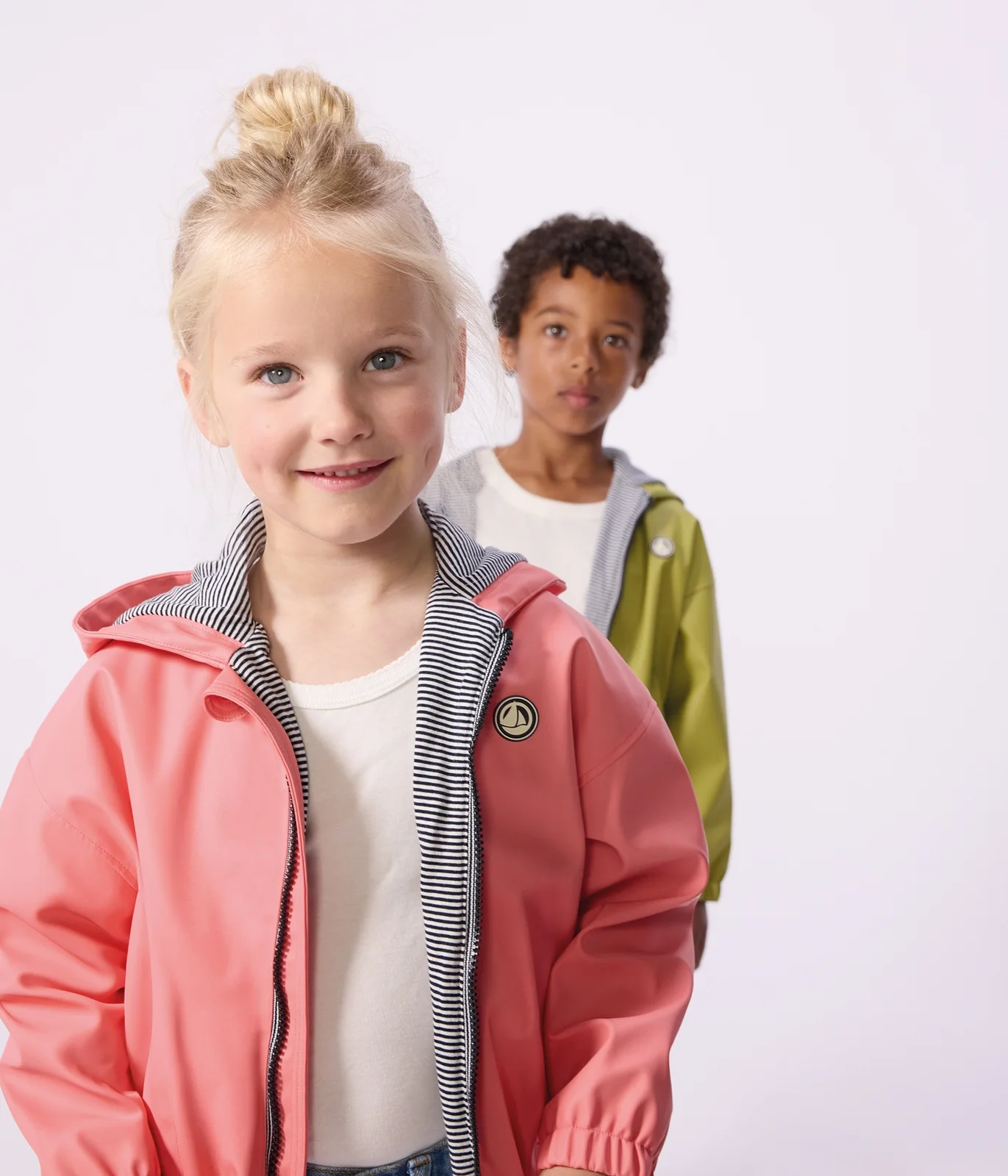 Children’s jacket in plain colour