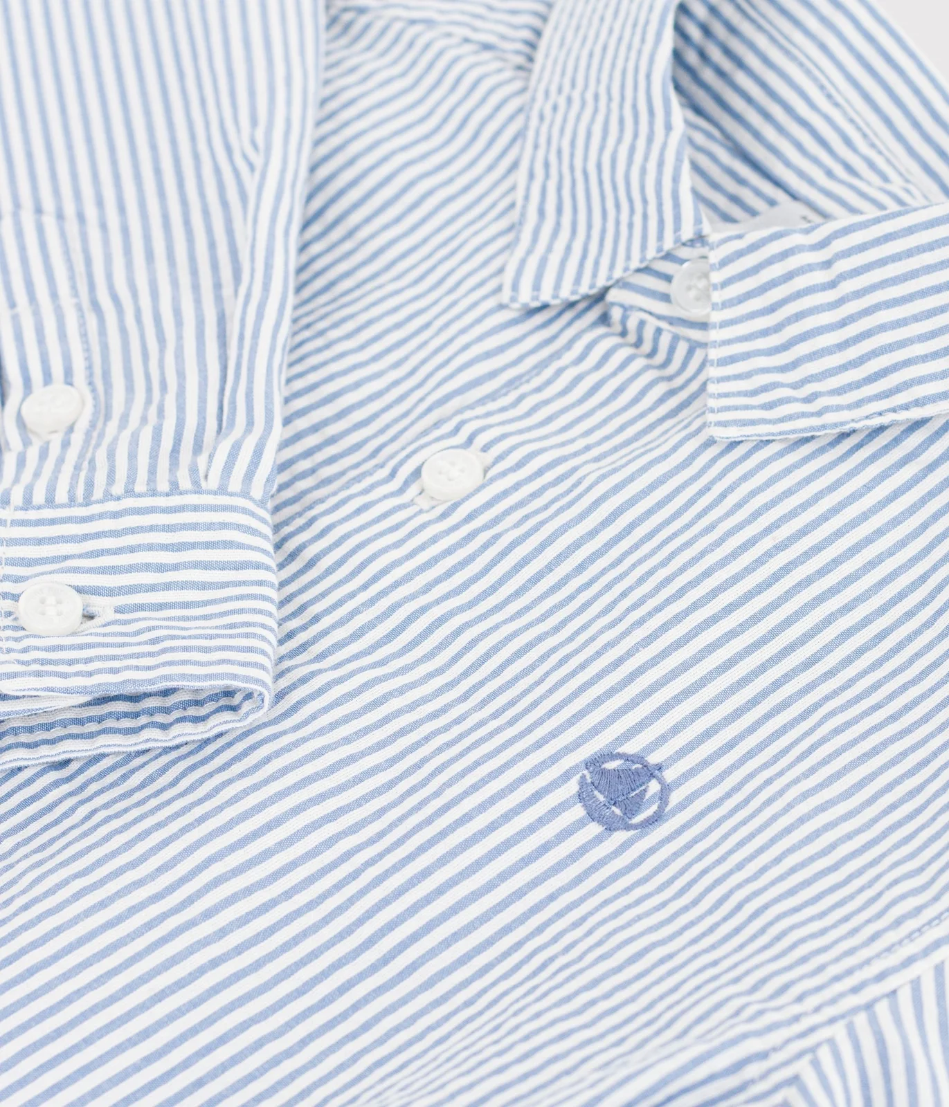 Children's stripy cotton shirt