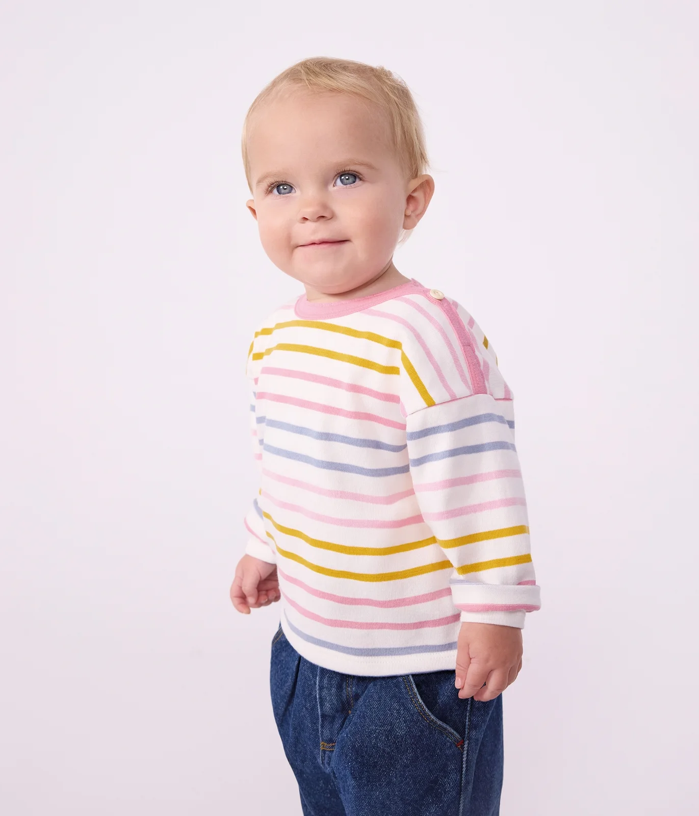 Babies' cotton Breton top