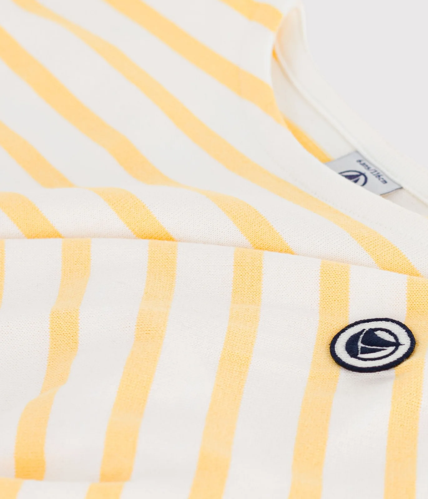 Children's stripy cotton Breton top