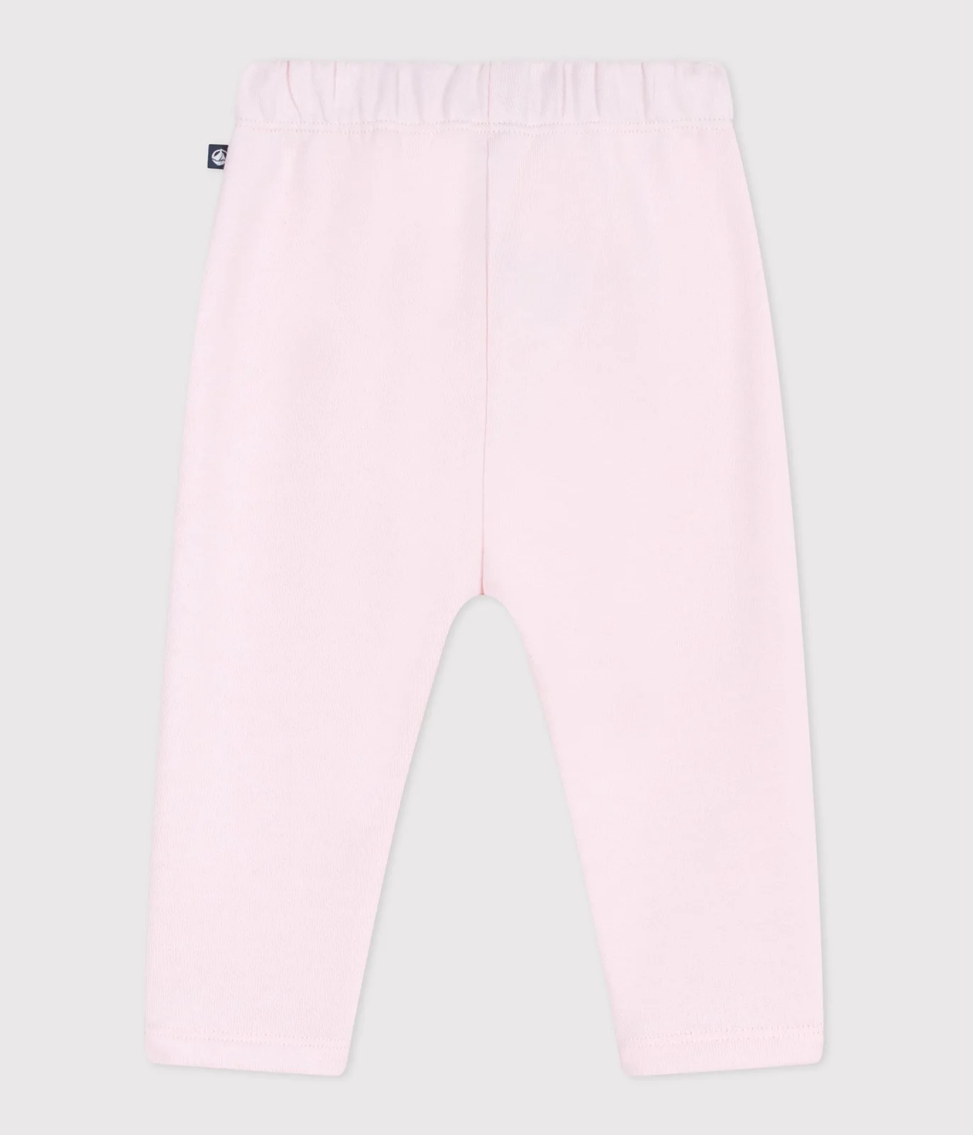 Babies' jogging bottoms in plain cotton