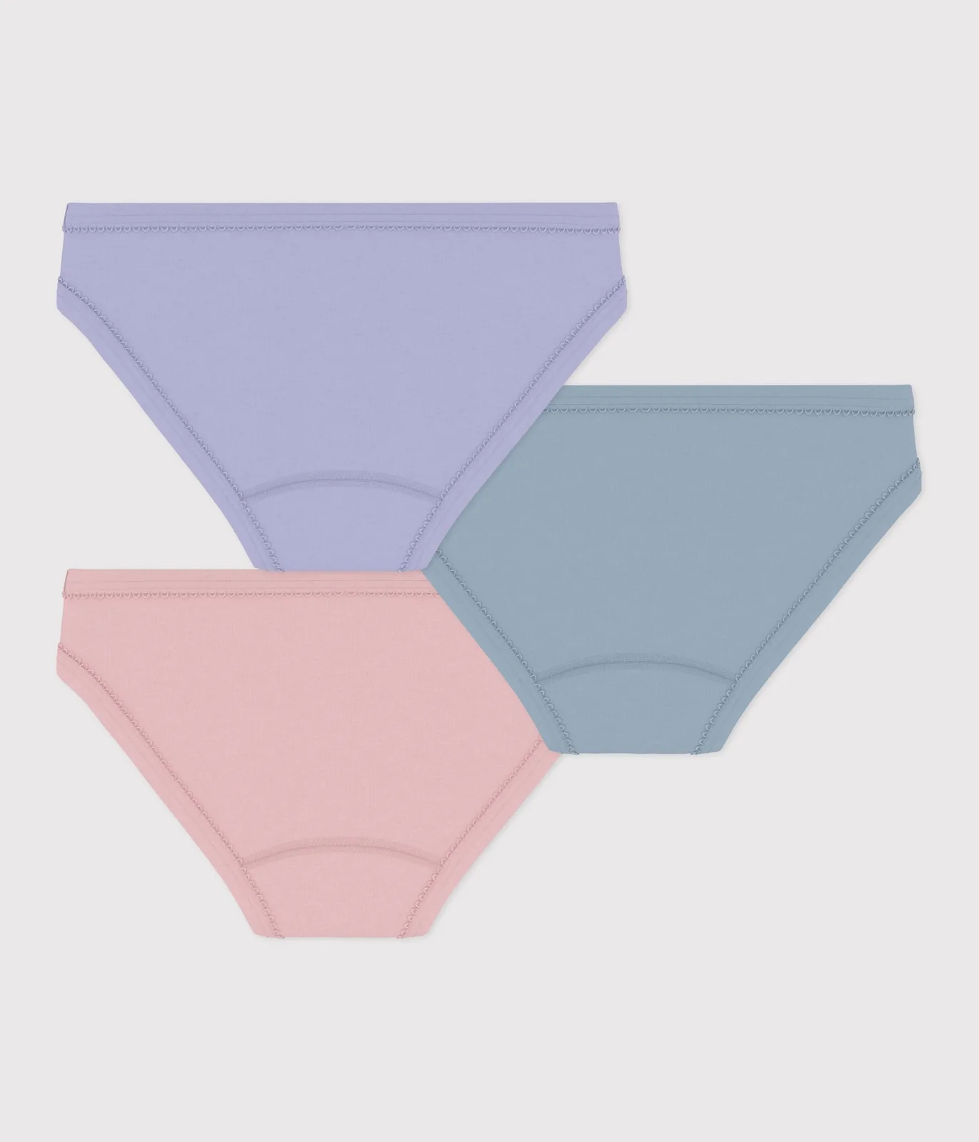 Pack of children's plain cotton pants