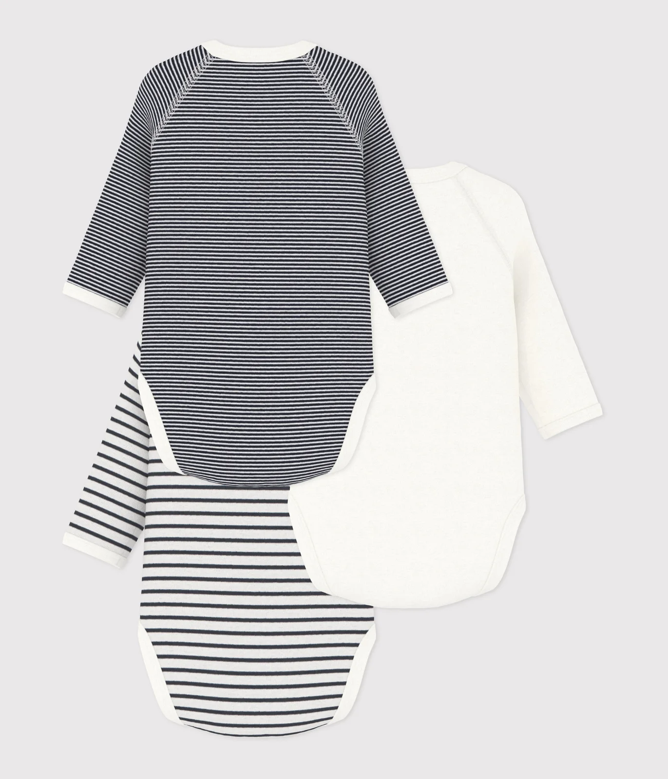 Babies' Long-Sleeved Bodysuit - 3-Pack