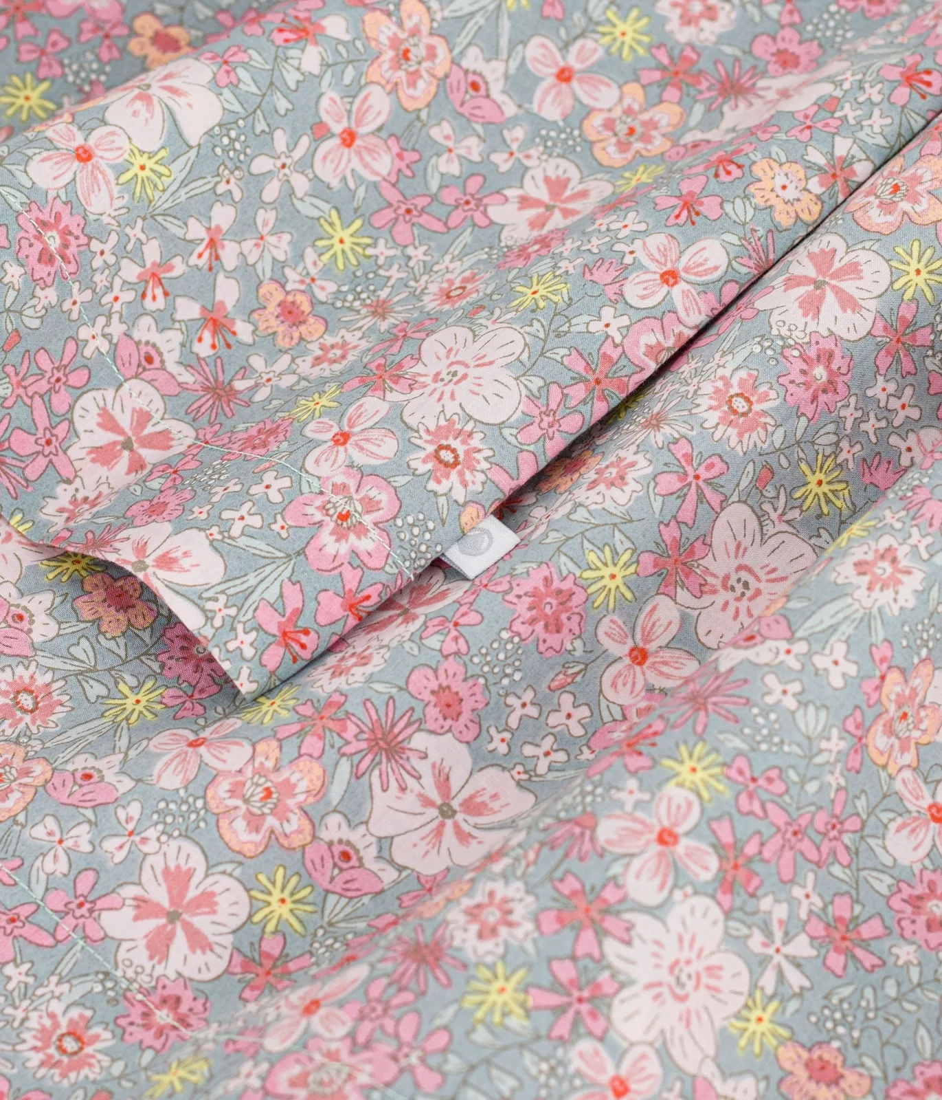 Children's sleeveless floral print cotton dress