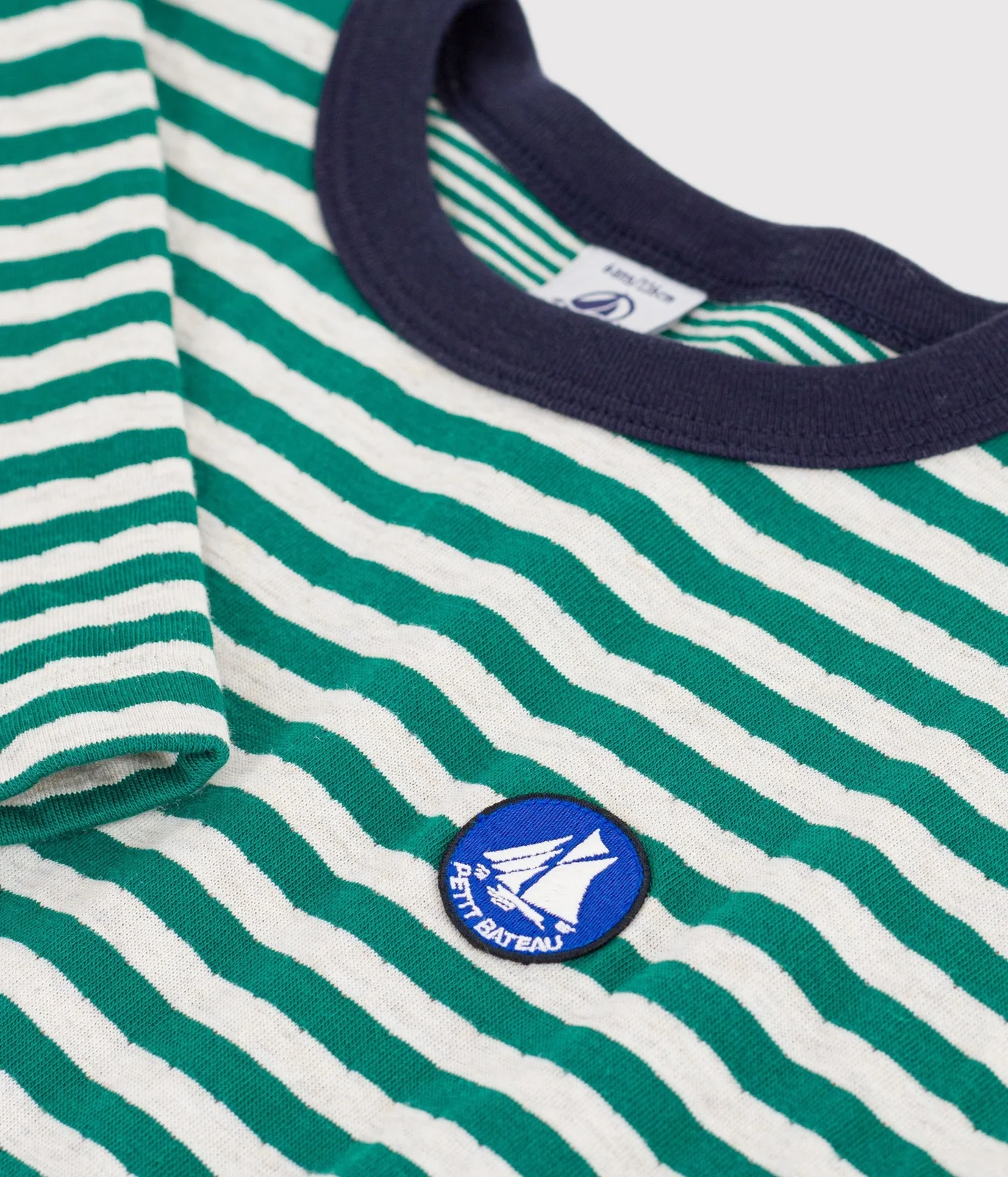 Children's long-sleeved stripy T-shirt