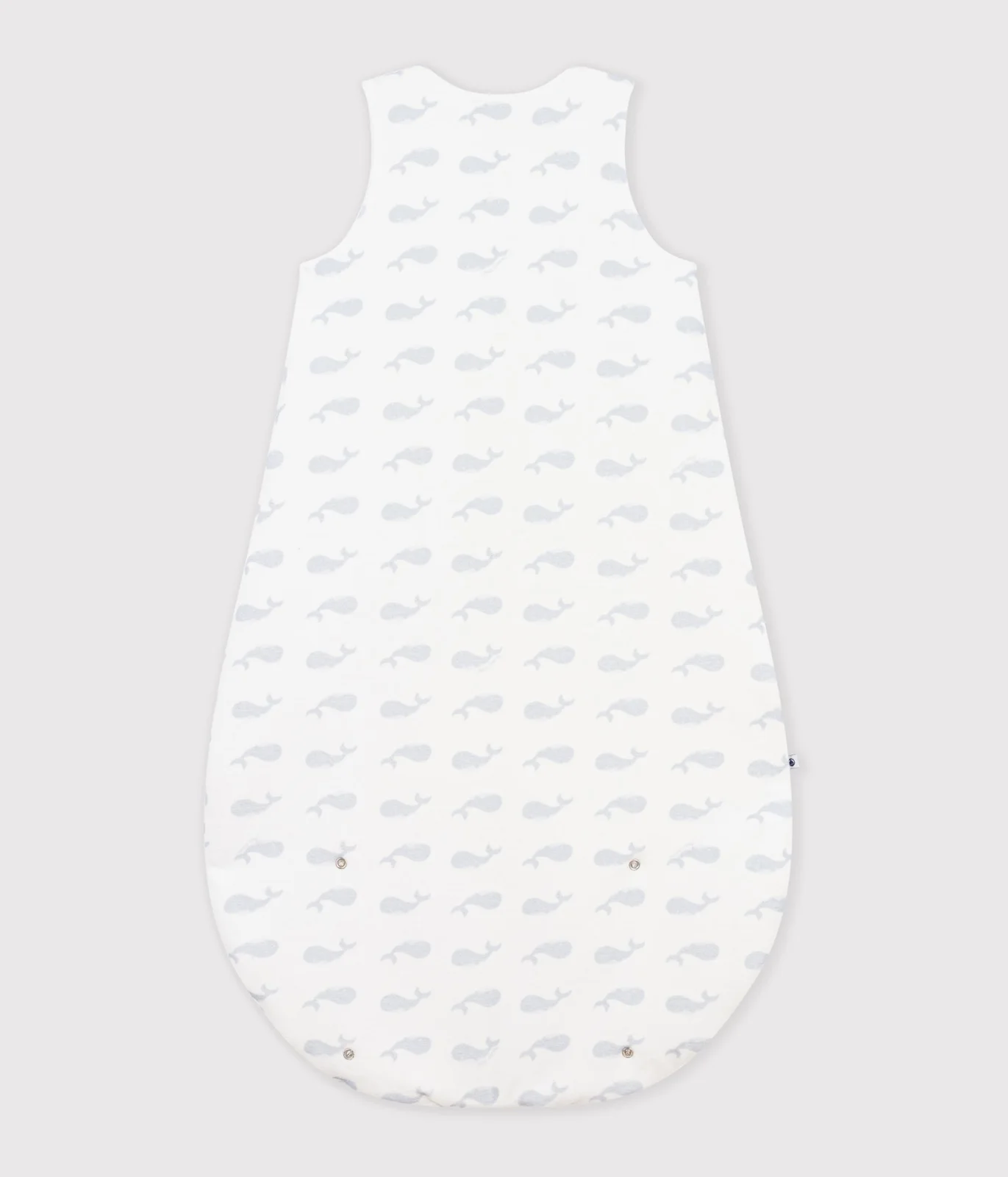 Babies' 3 TOG-rated whale print cotton sleeping bag
