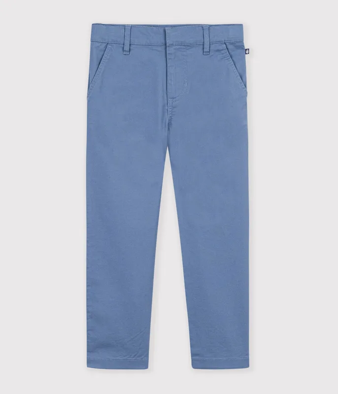 Children's cotton chino trousers