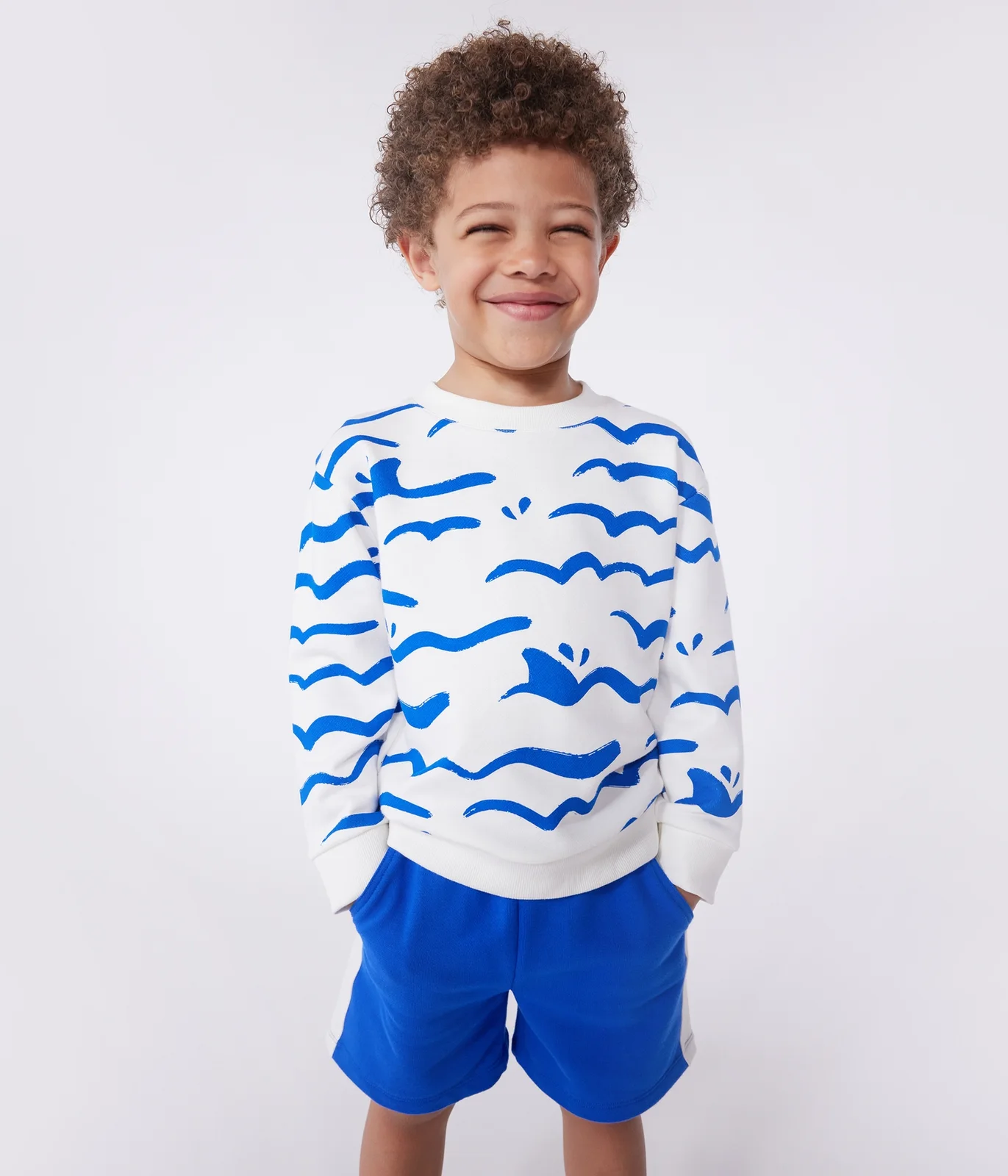 Children's printed cotton sweatshirt