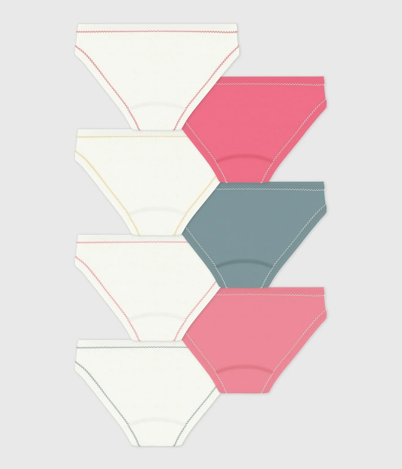 Pack of children's plain cotton pants