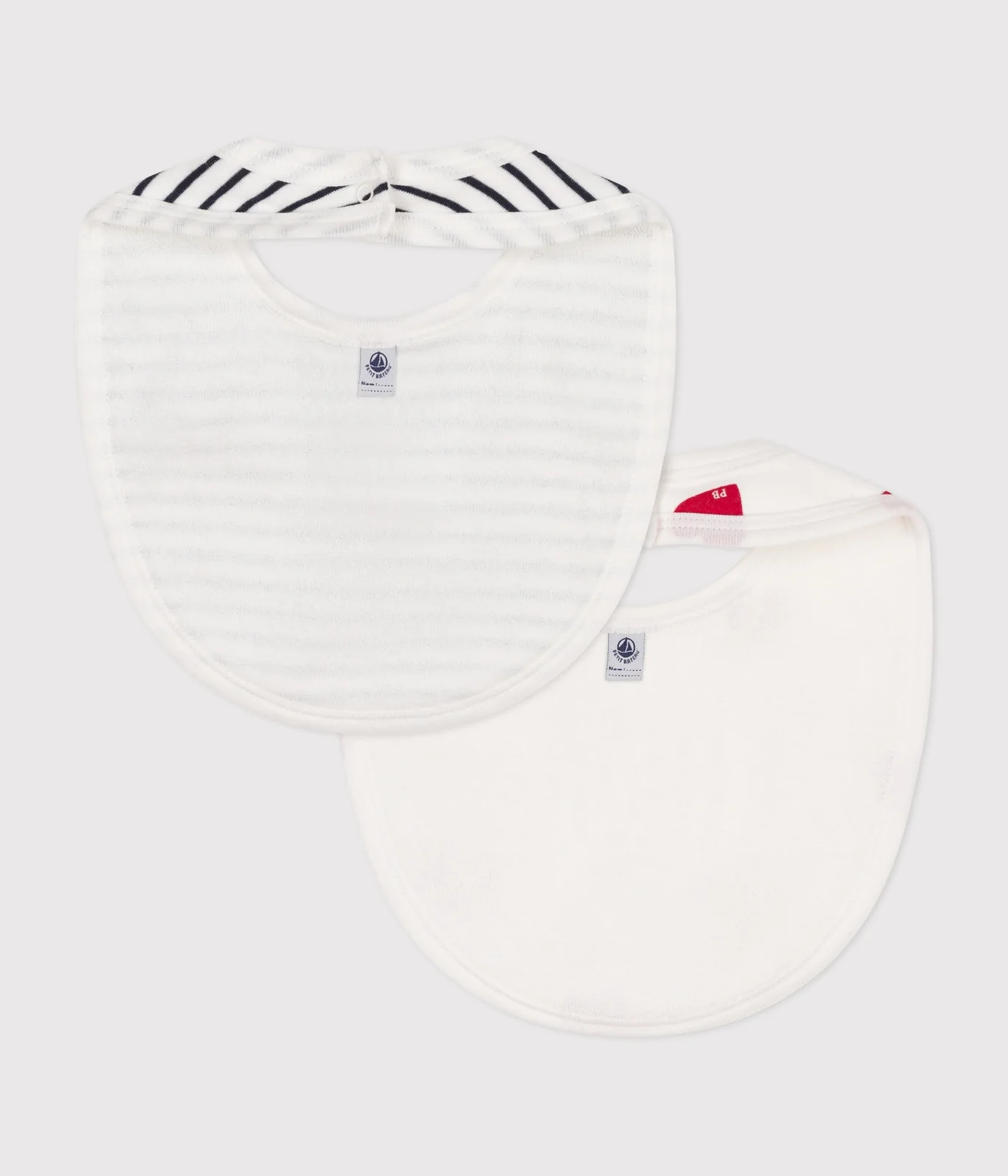 PACK OF 2 COTTON BABY BIBS