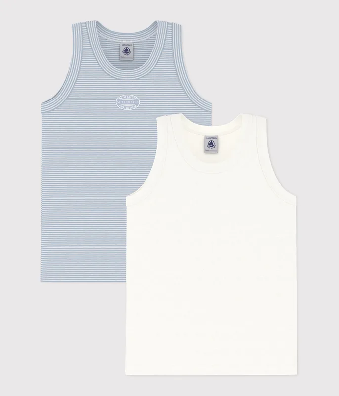 Children''s cotton tank tops - 2-pack