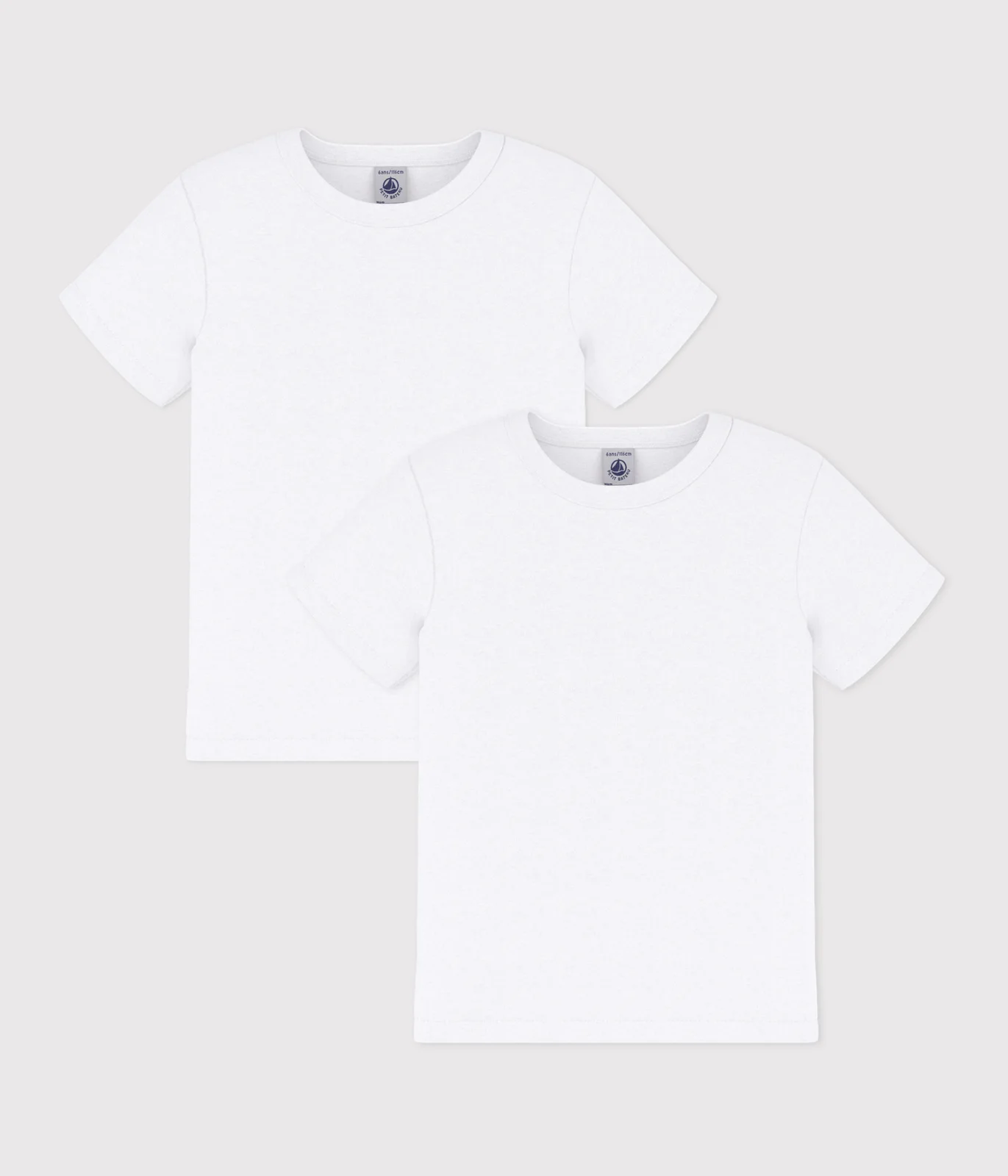 Boys' White Short-sleeved T-Shirts - 2-Pack