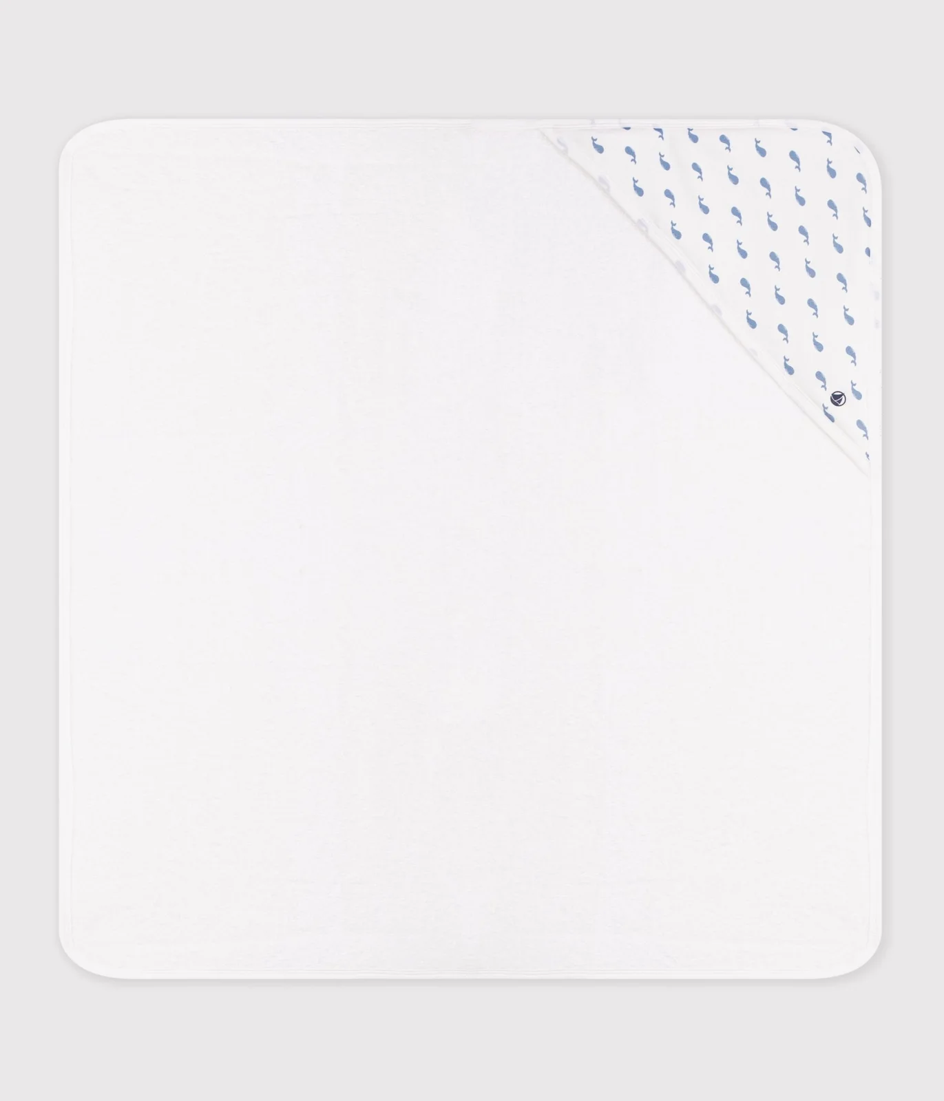 Babies' square cotton bath wrap