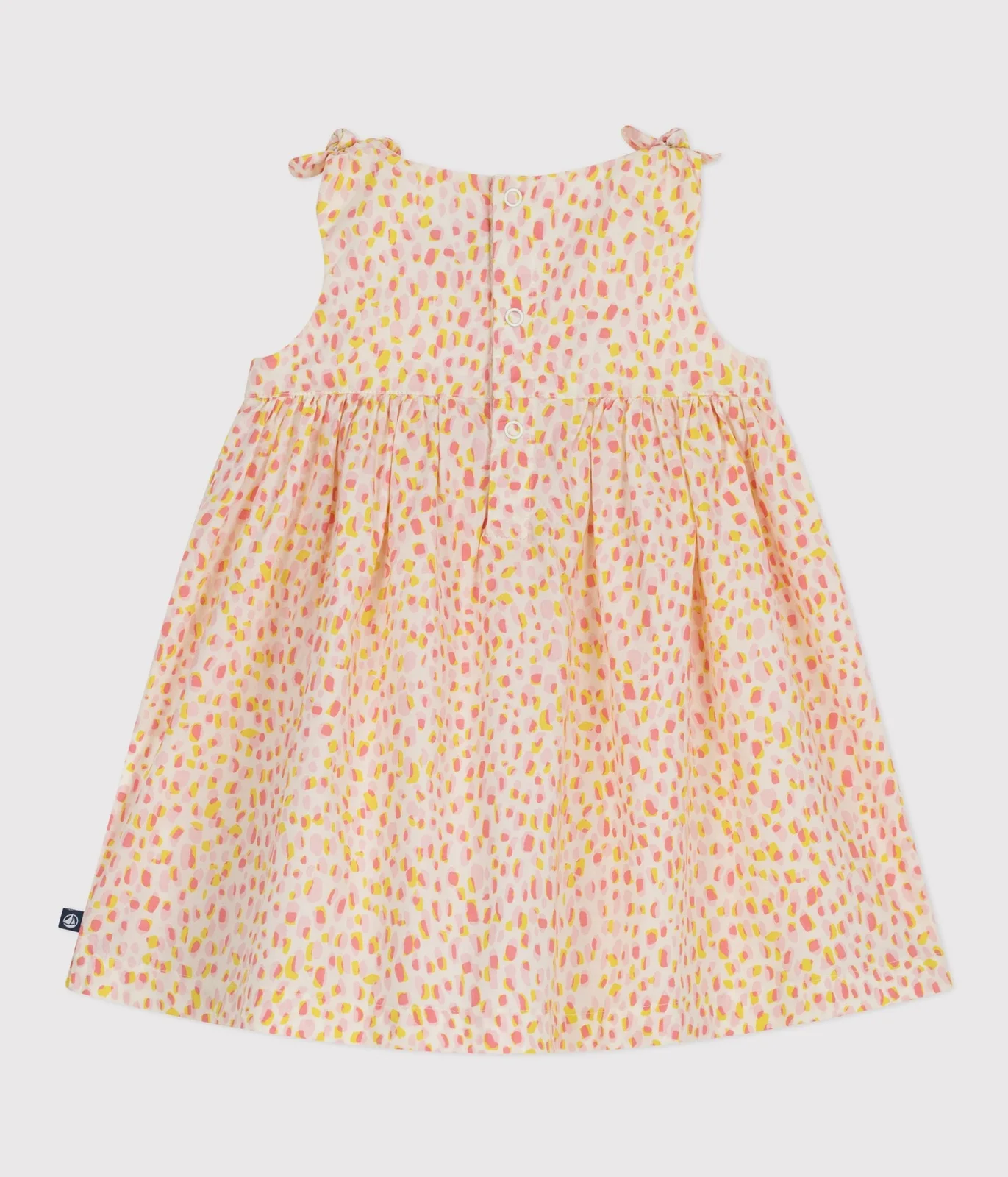 Babies' sleeveless printed cotton dress