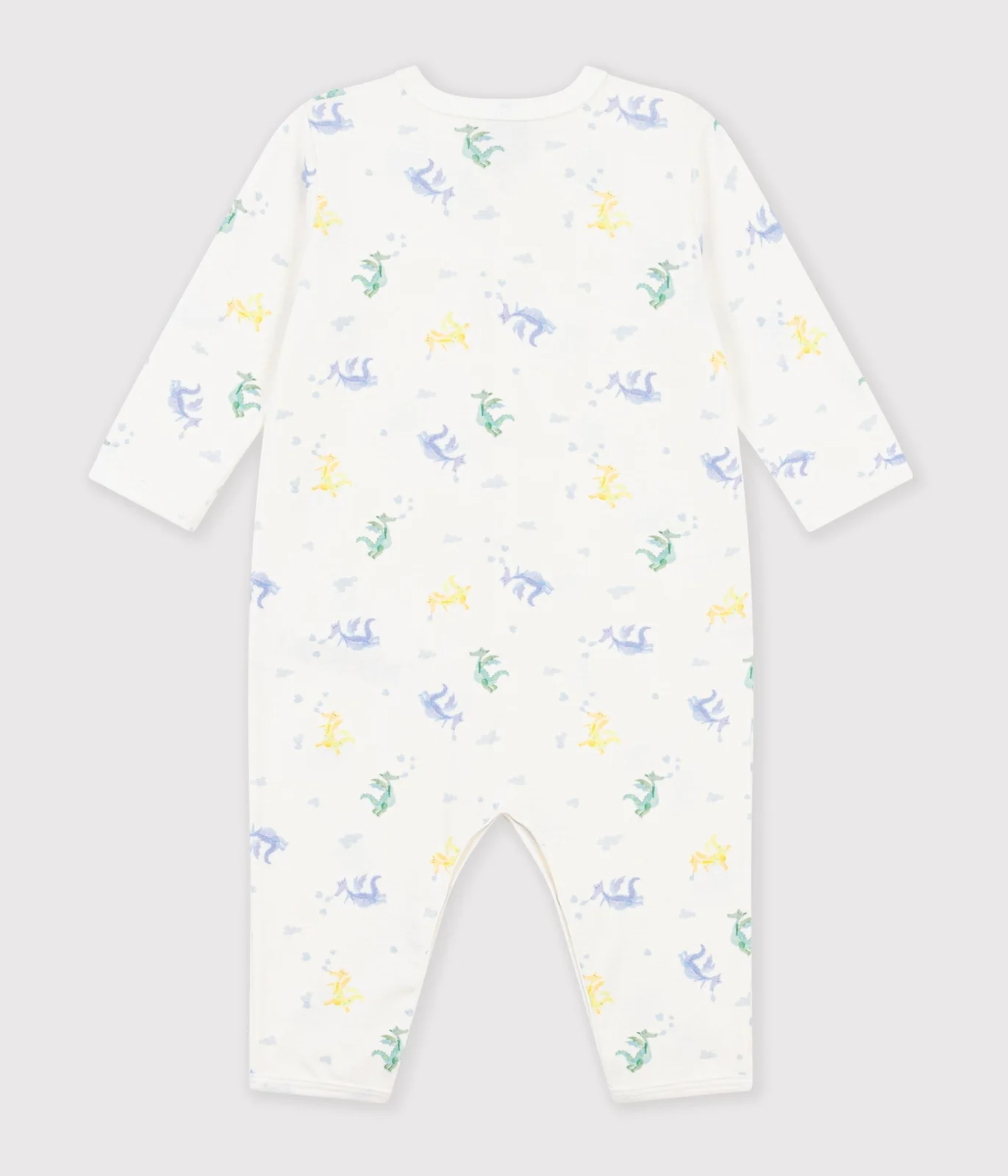 Pyjama bébé en coton sans pieds imprimé dragons