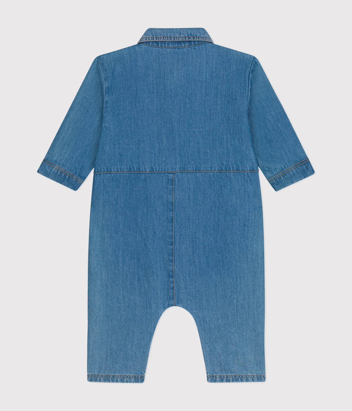 Babies' Long Denim Jumpsuit