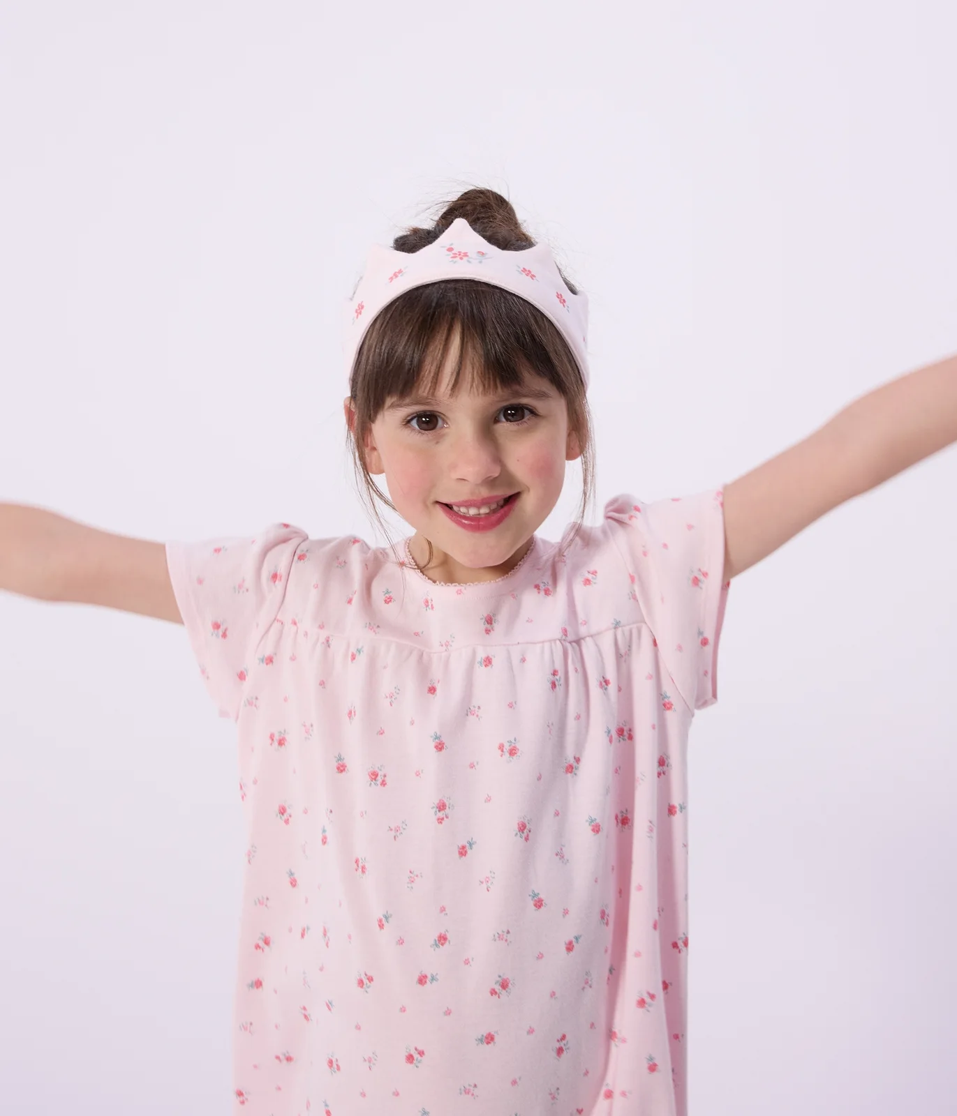 Children's fancy dress nightdress and tiara in cotton