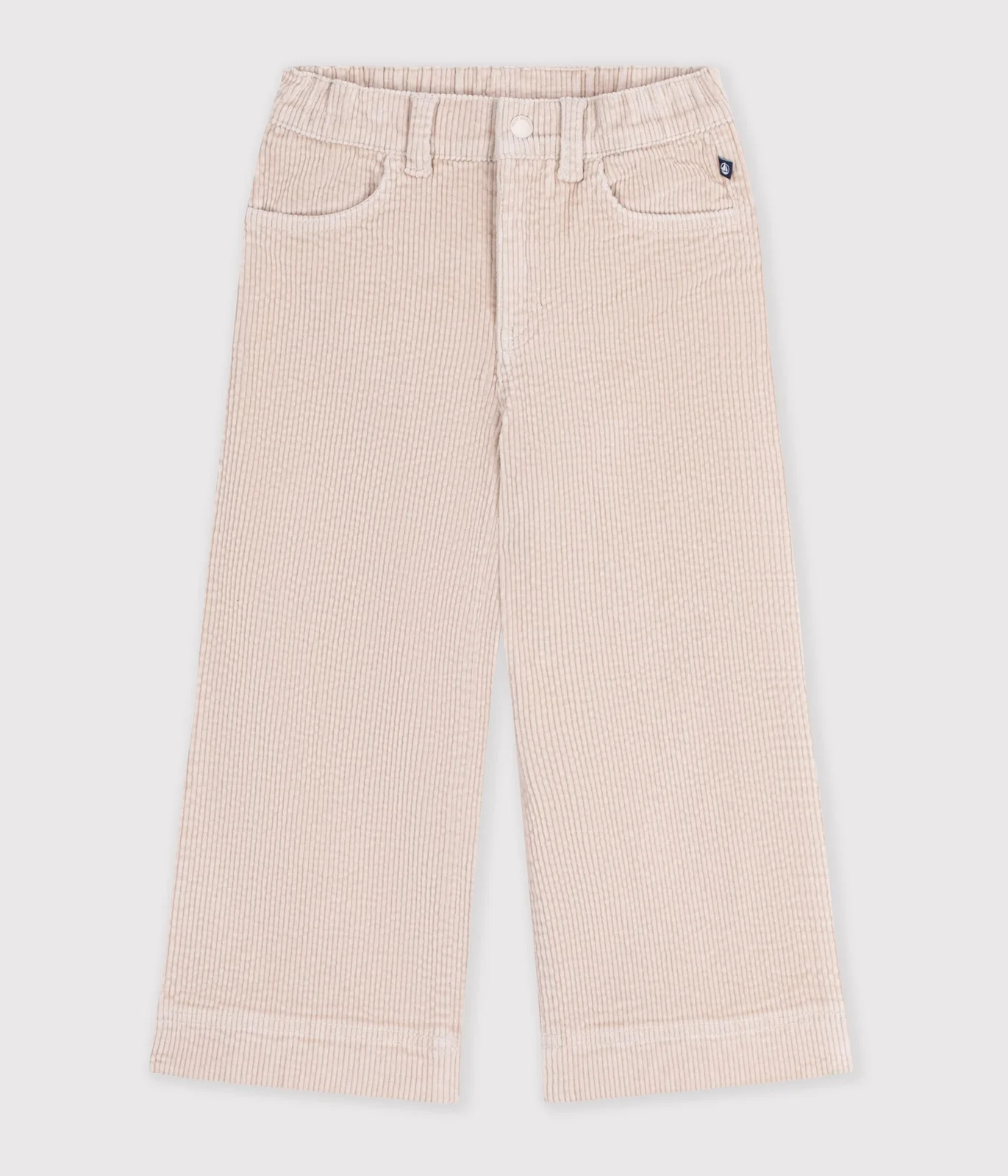 Children's wide-leg corduroy trousers
