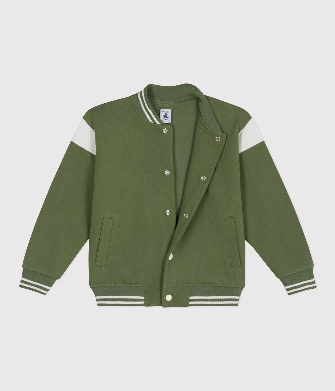 Children's varsity-style cotton jacket