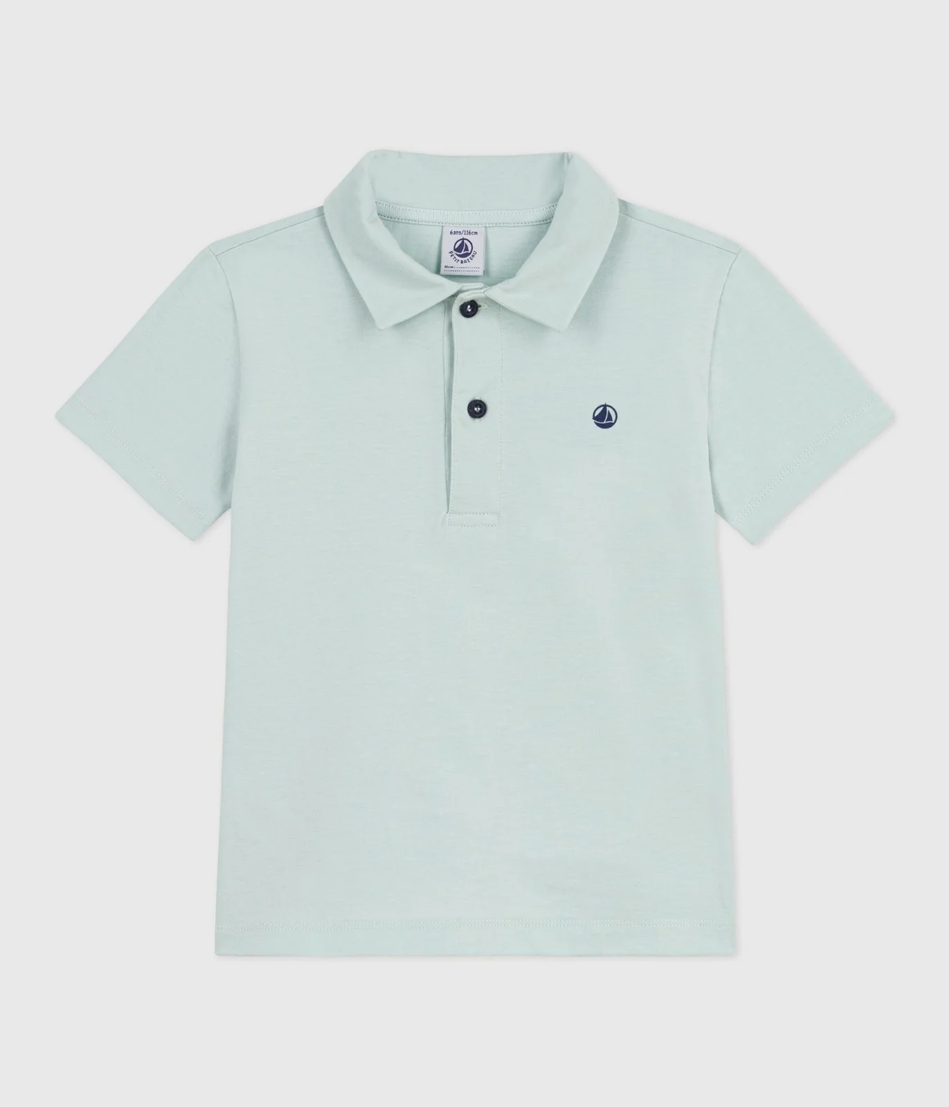 Children's short-sleeved cotton polo shirt