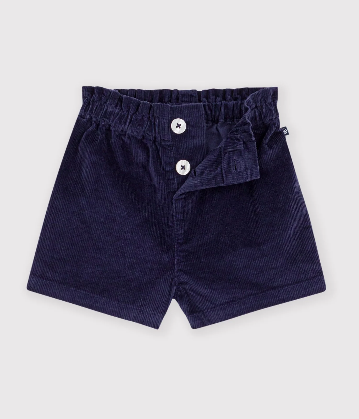 Babies' plain corduroy shorts