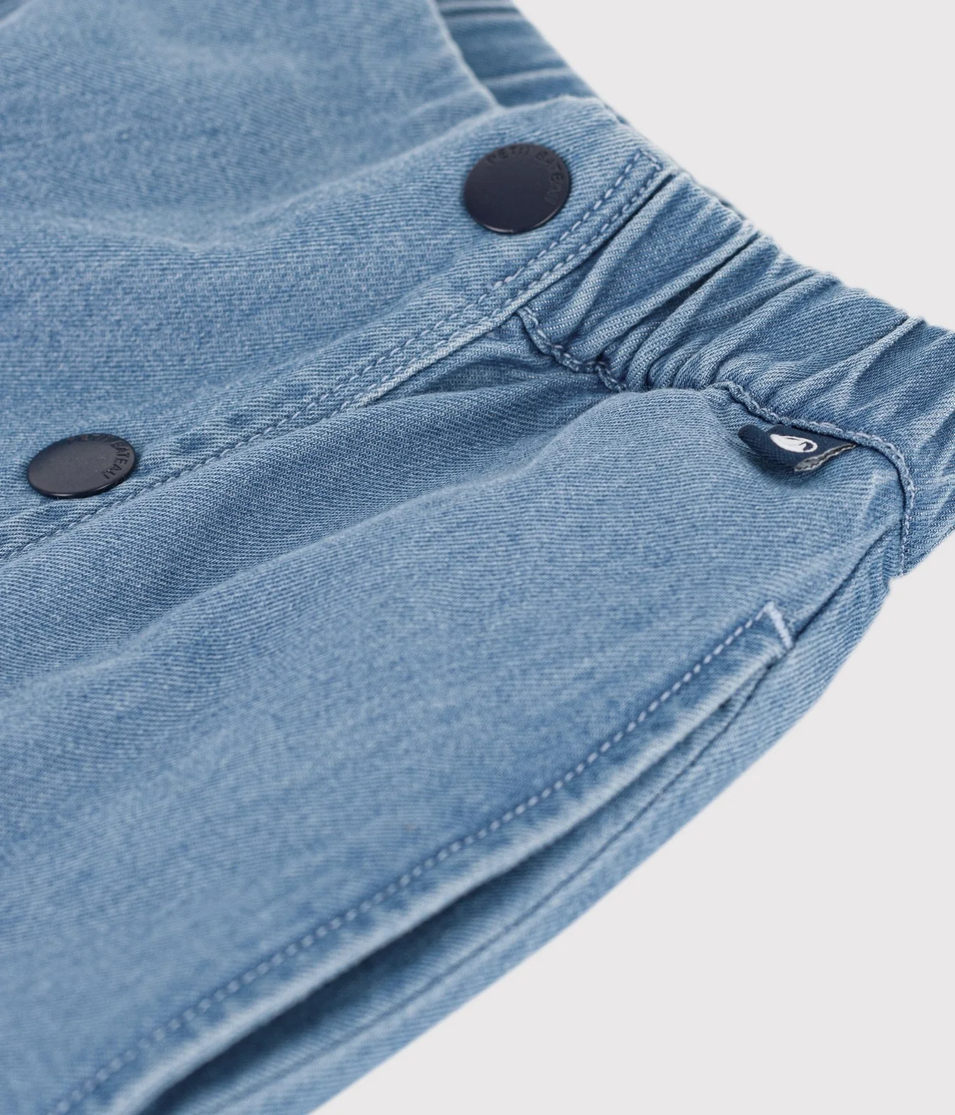 Children's short plain cotton skirt