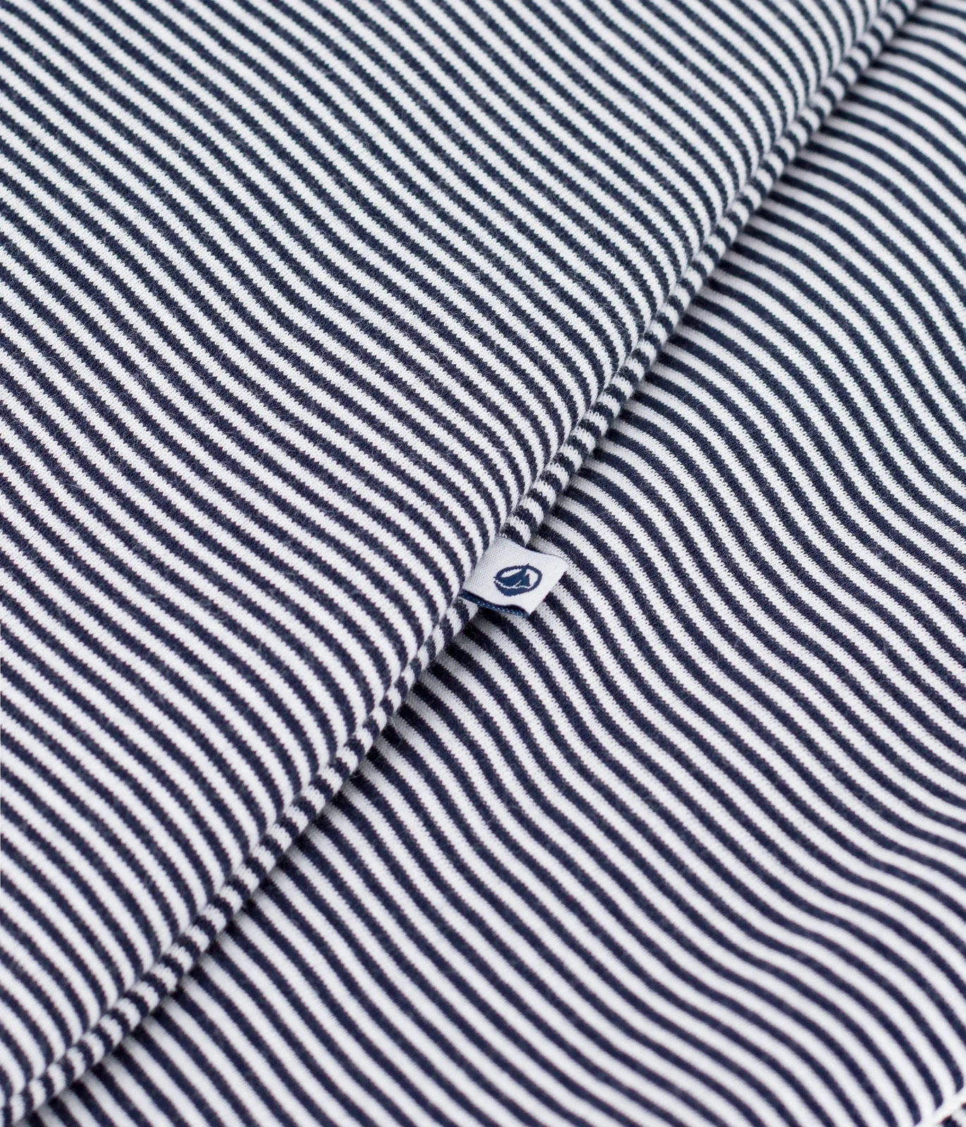 Babies' 2 TOG stripy print cotton sleeping bag