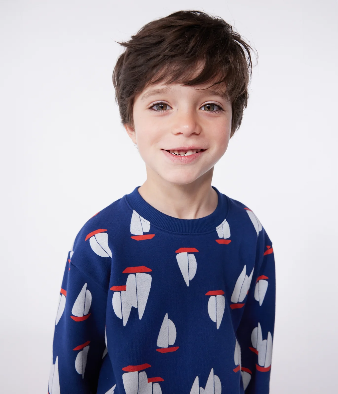 Children's printed cotton sweatshirt