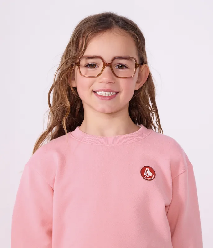 Children's plain cotton sweatshirt