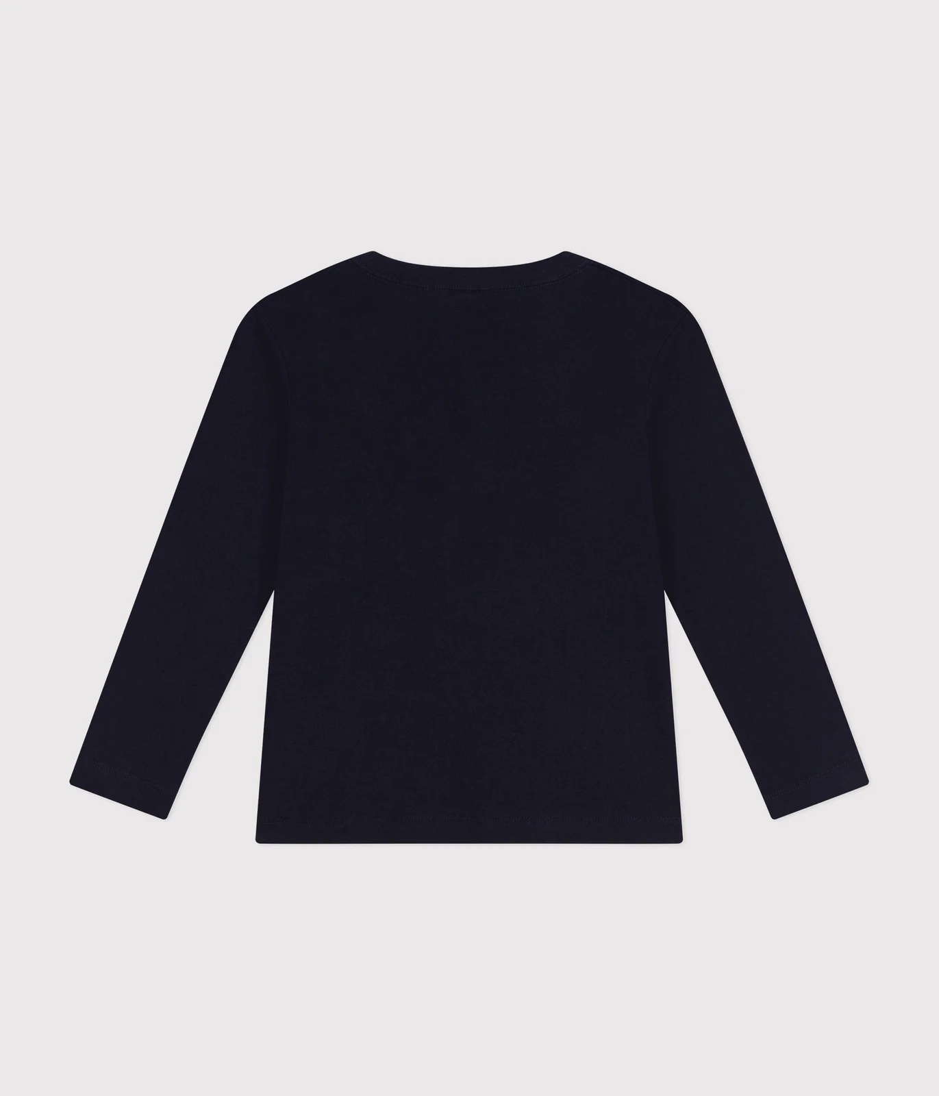 Children's long-sleeved rib knit unisex t-shirt