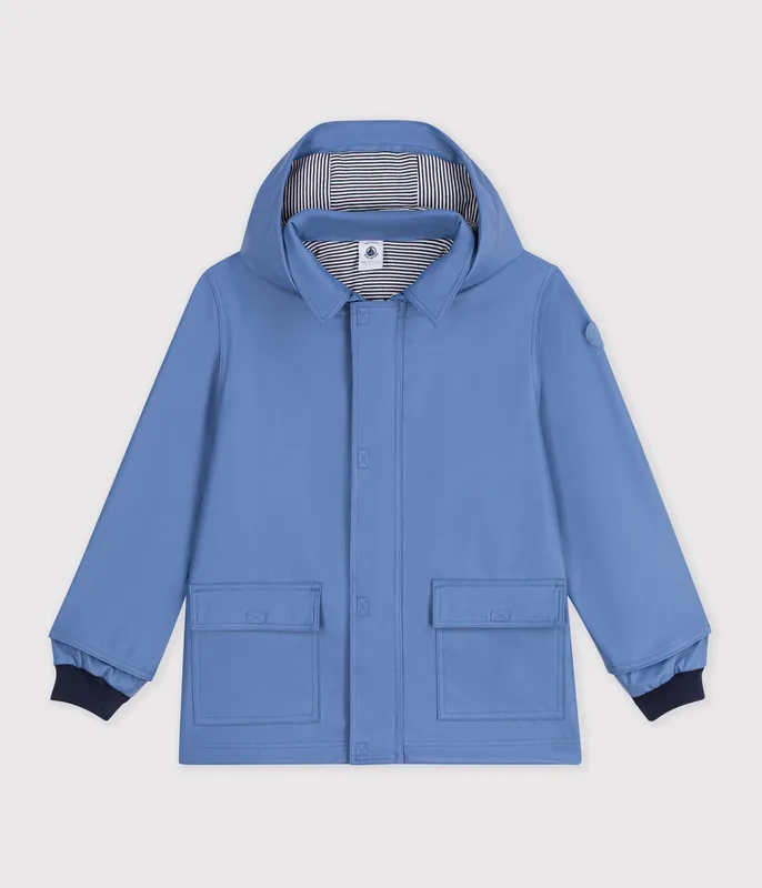 Children's plain iconic raincoat