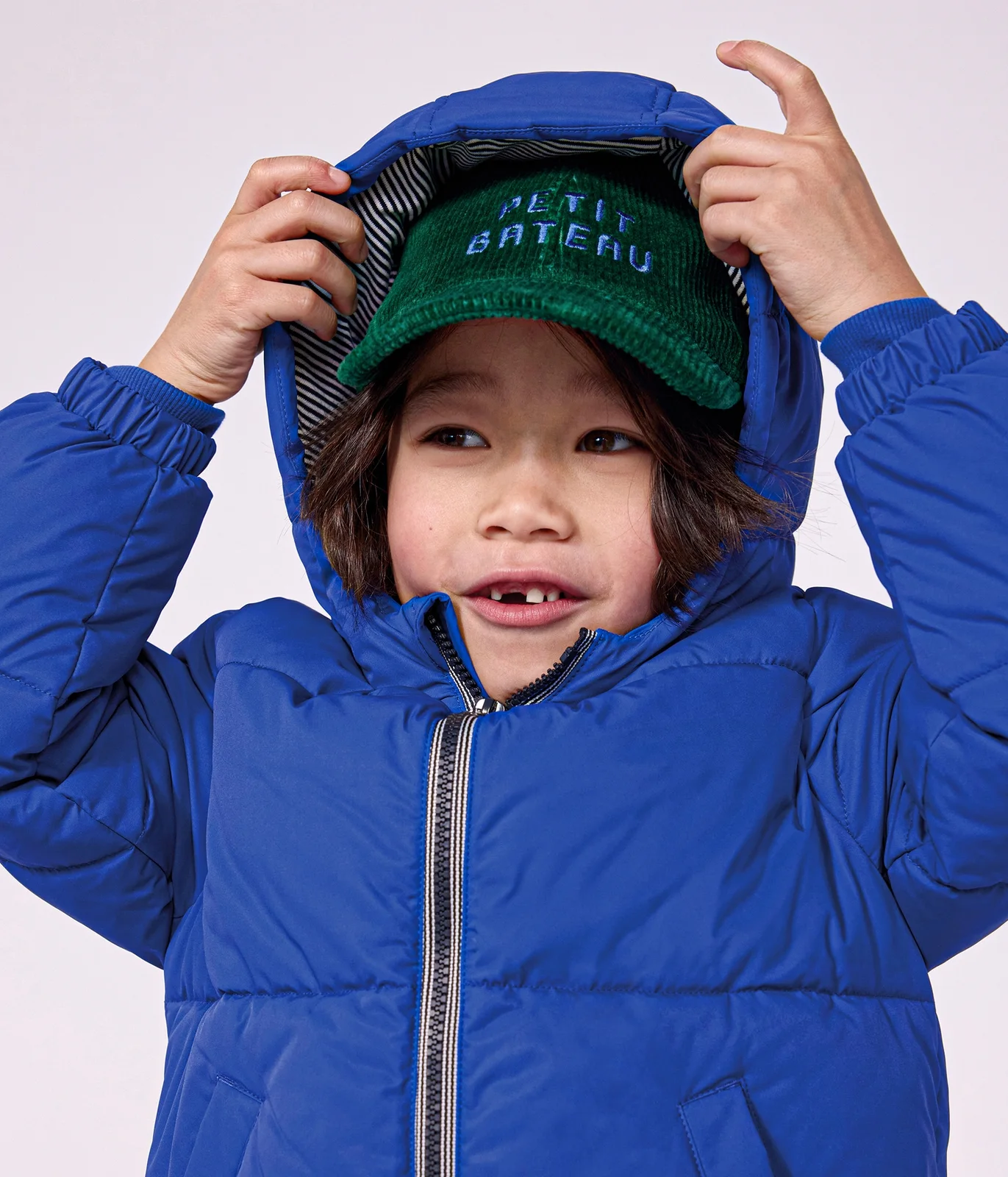 Children's plain puffer jacket