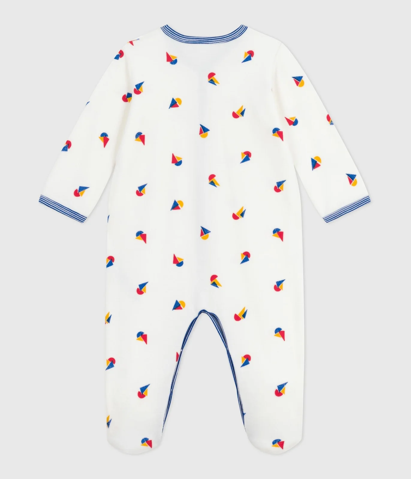 Babies' velour pyjama suit