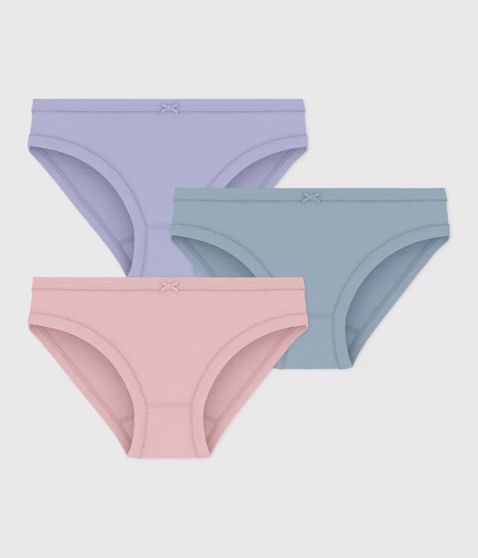 Pack of children's plain cotton pants