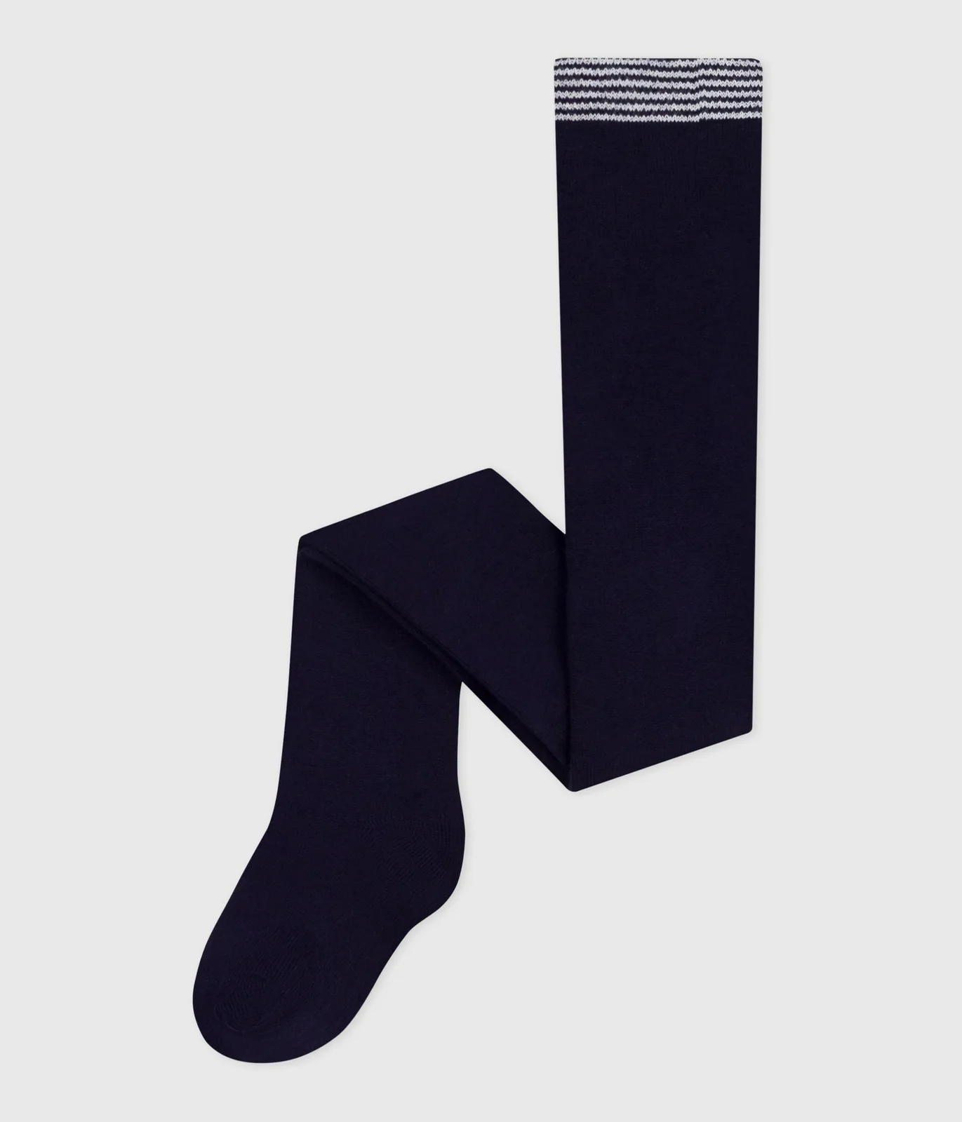 Solid cotton baby tights