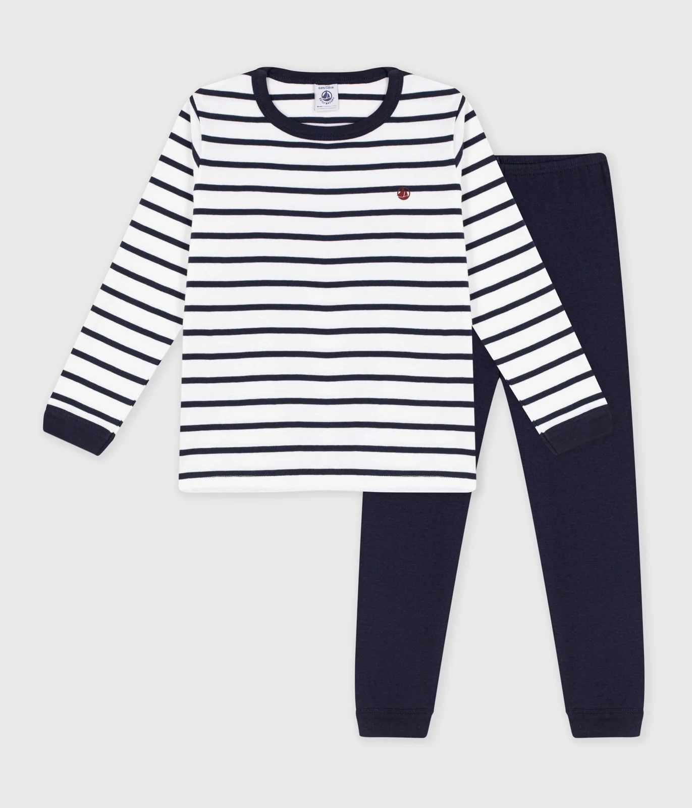 Boys' Cotton Pyjamas with Sailor Stripes