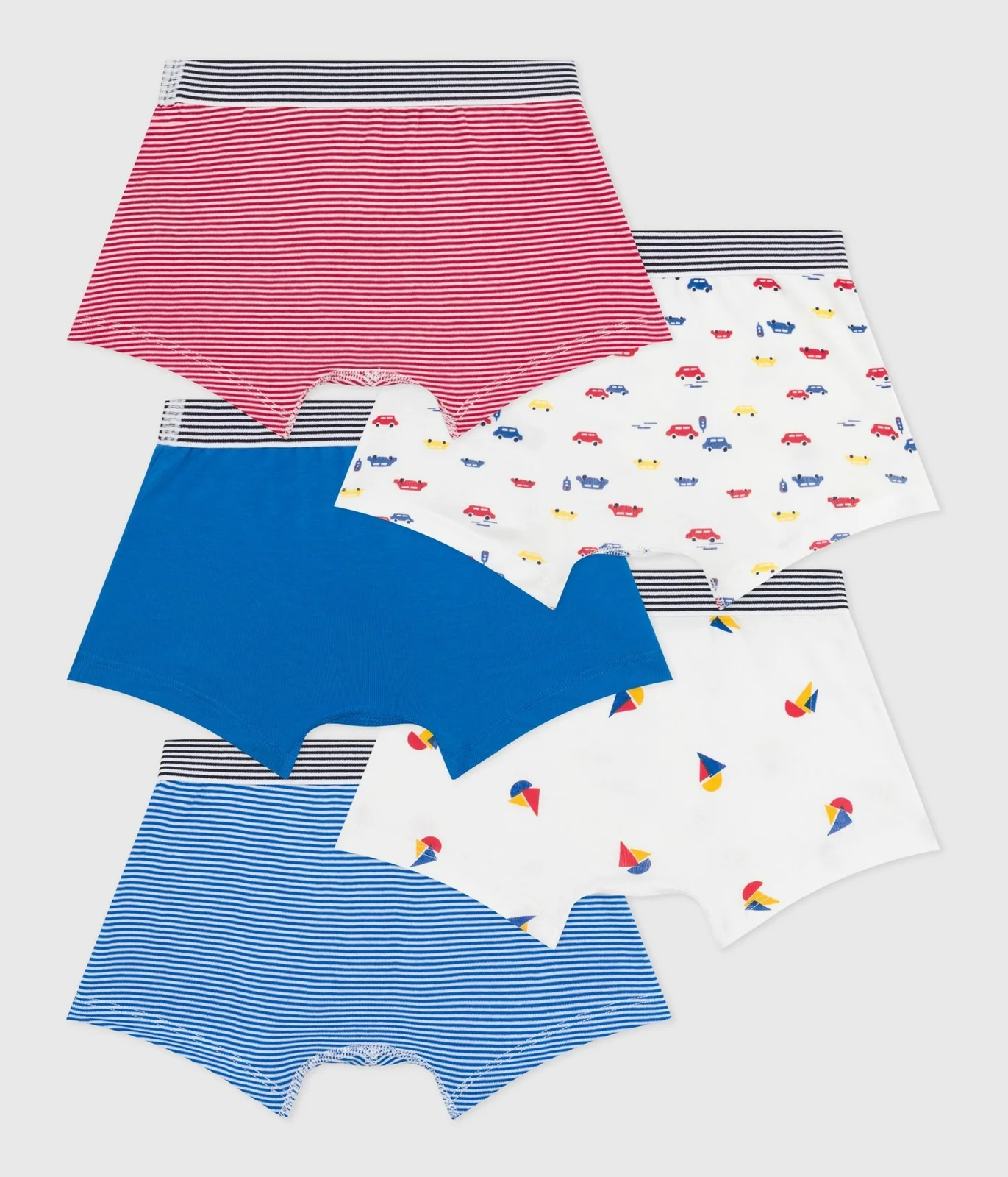Pack of children's printed cotton boxers