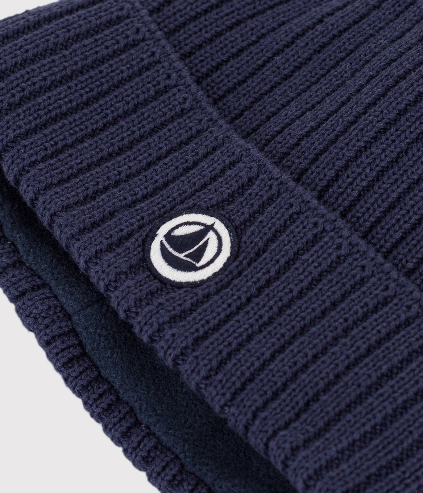 Unisex cotton beanie for children with Fleece lining
