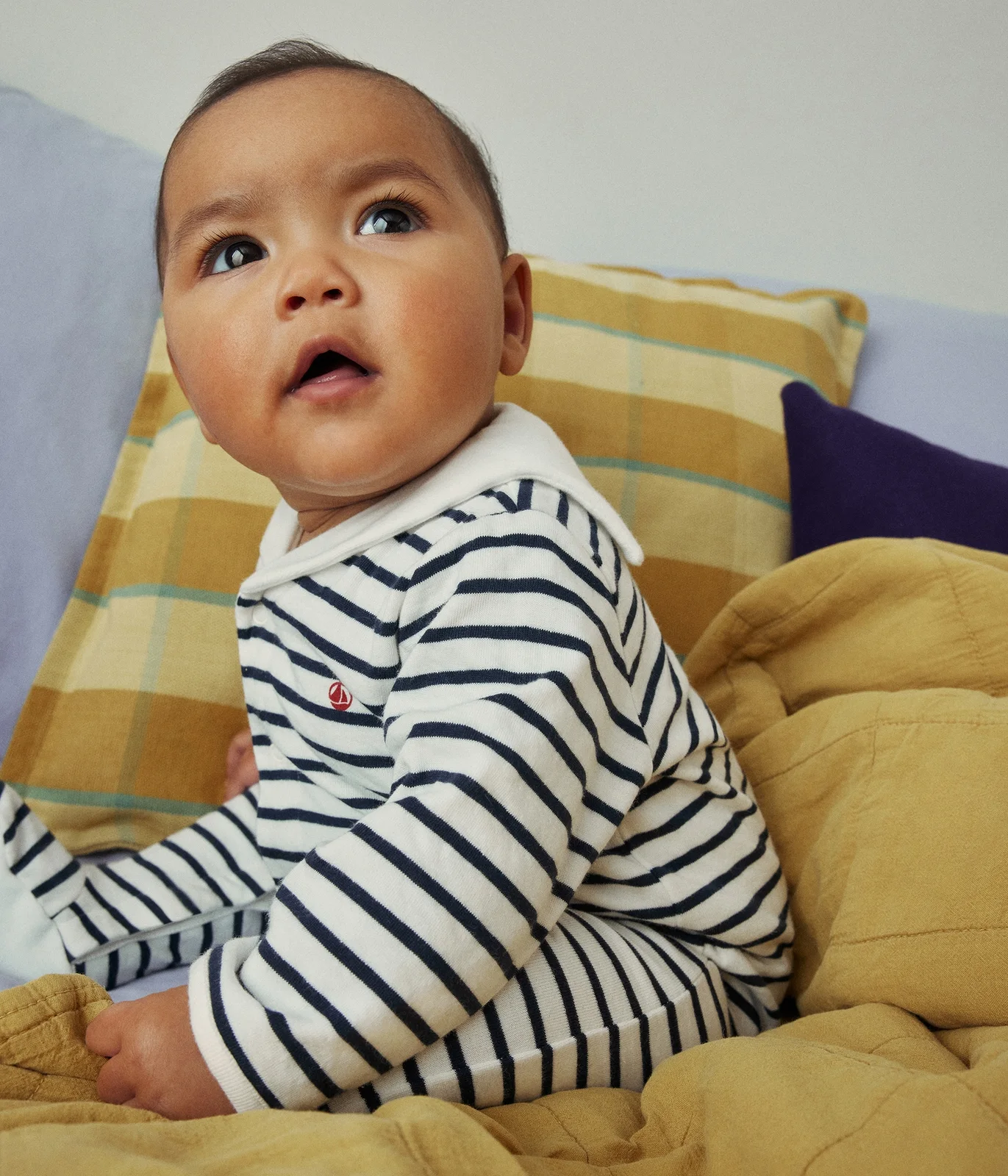 Babies' tube-knit pyjamas